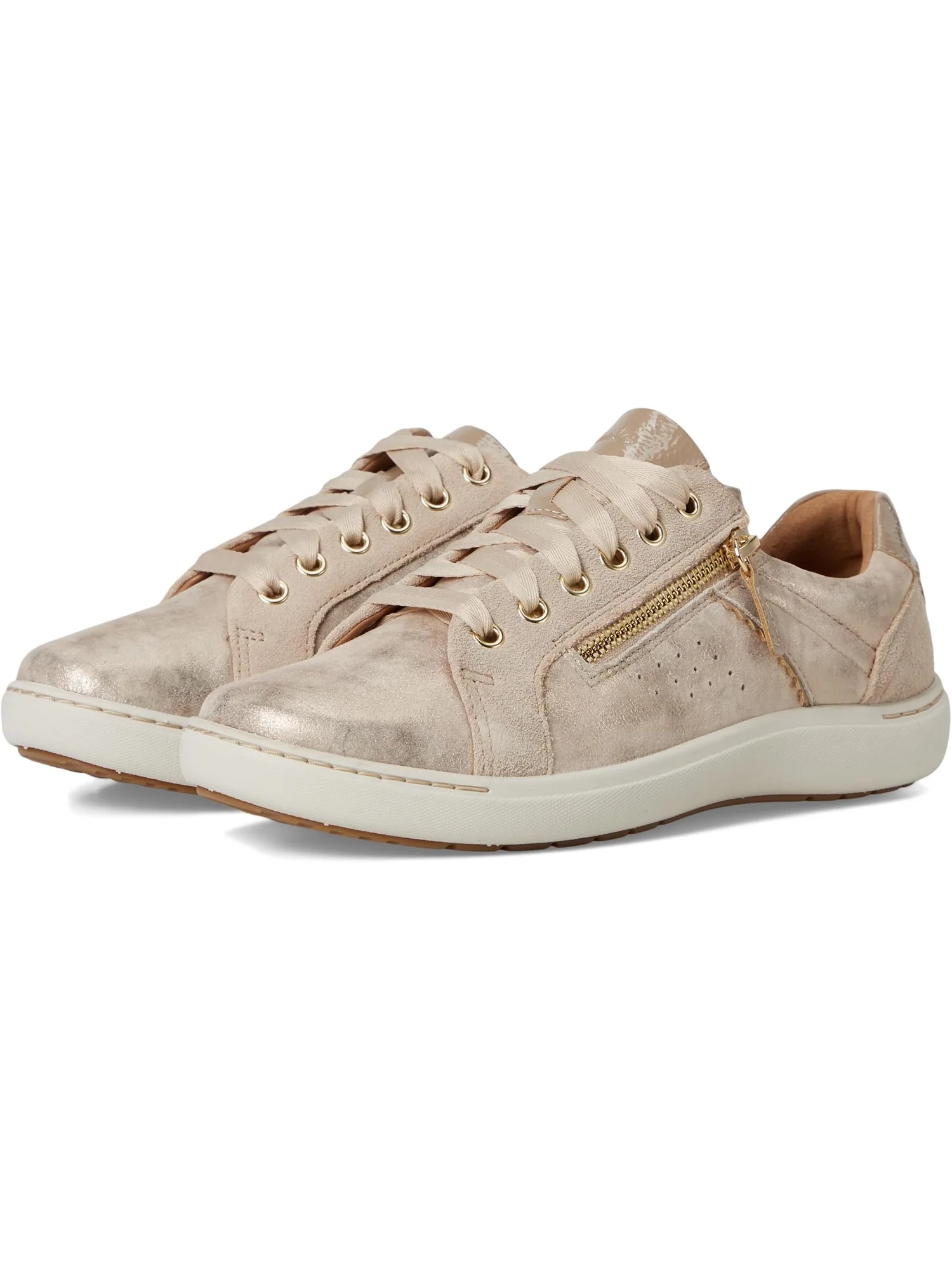 Кроссовки Clarks Women's Nalle Zen, Metallic Leather — 1
