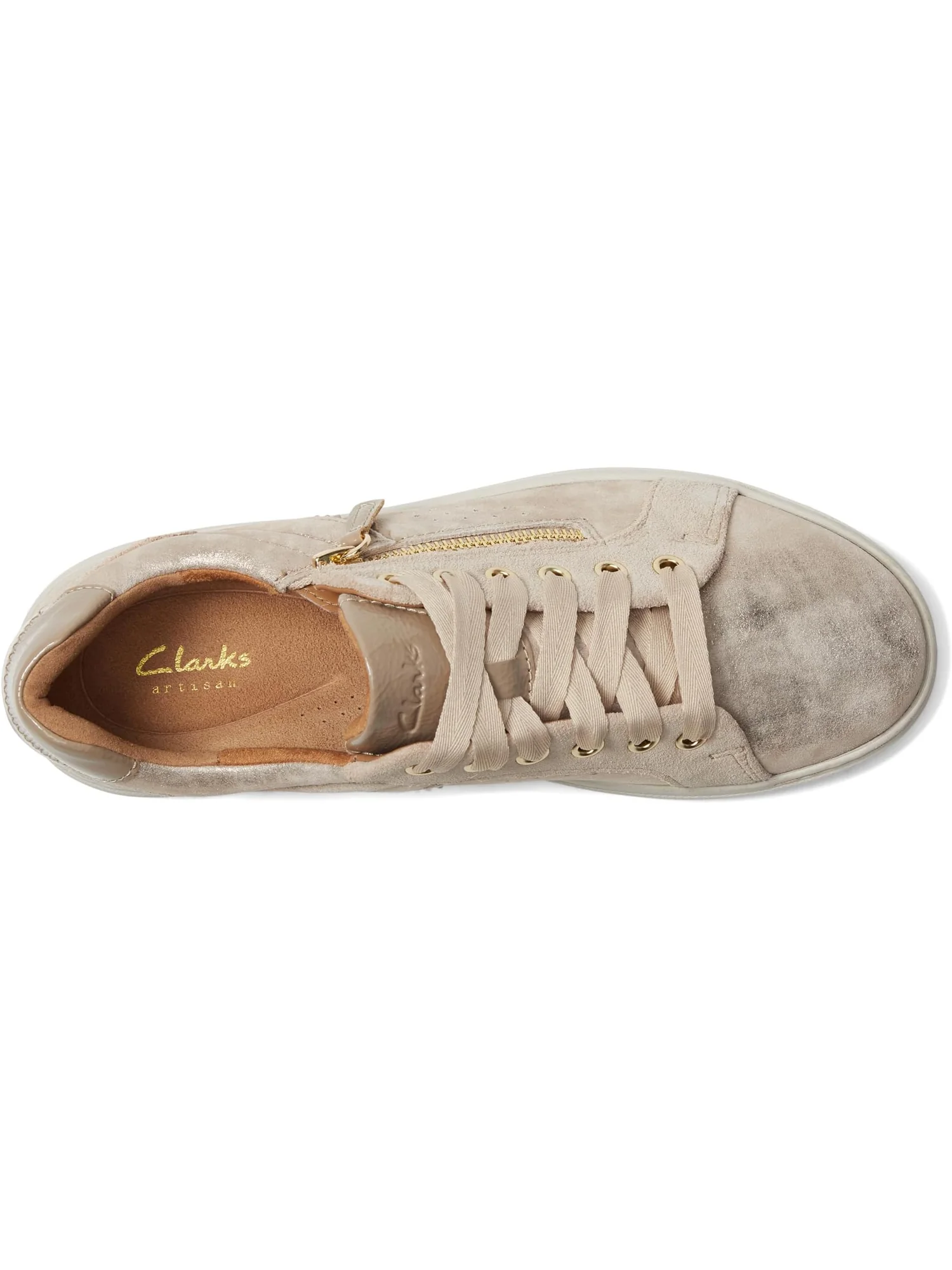 Кроссовки Clarks Women's Nalle Zen, Metallic Leather — 2