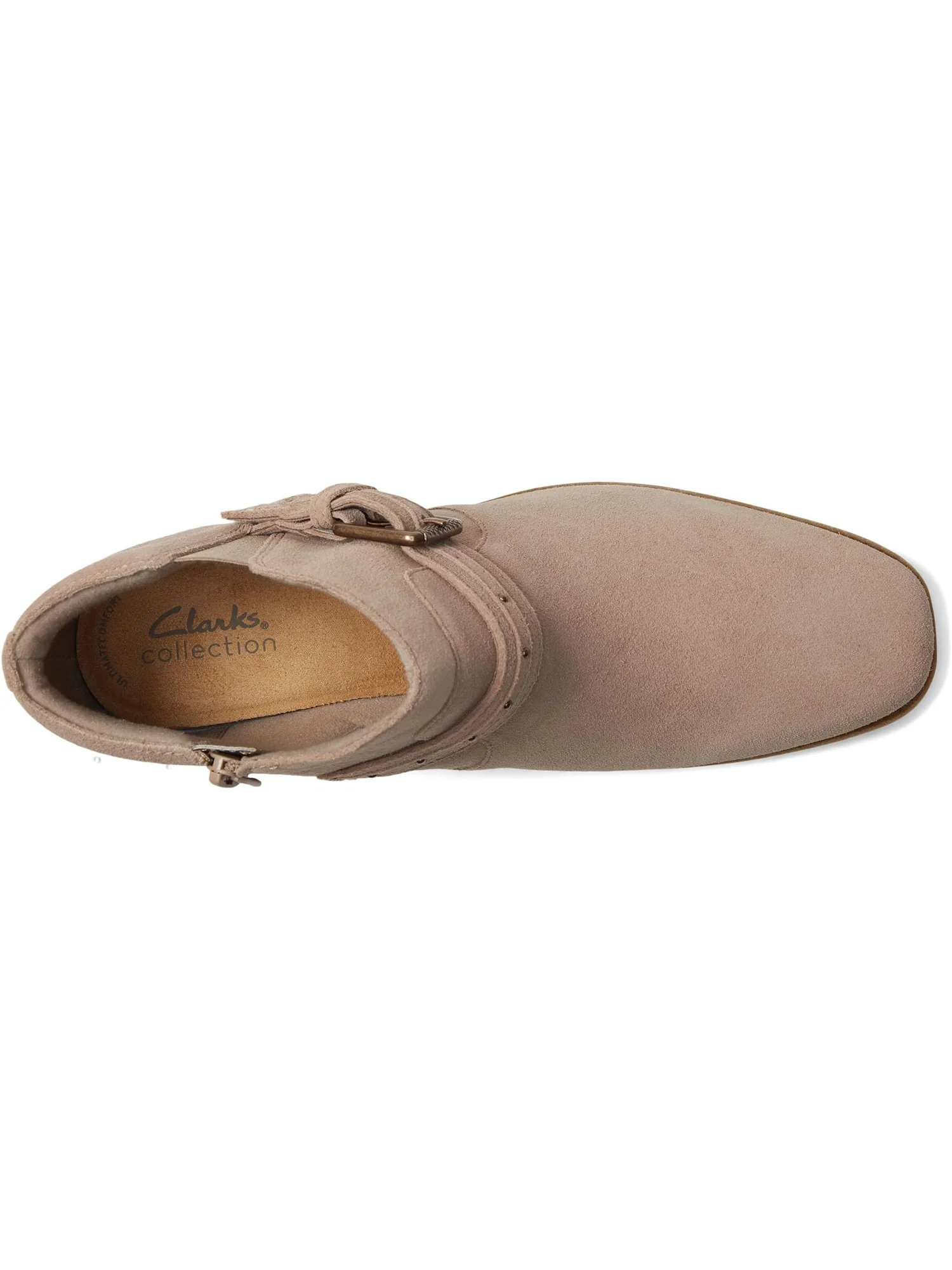 Туфли Clarks Women's Danyelle Wish, Light Taupe Suede — 2