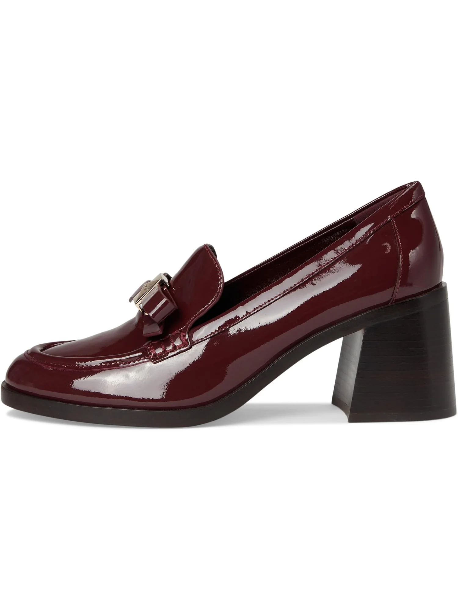 Туфли Kate Spade New York Women's Deco Bow Patent Leather Heeled Loafers — 4