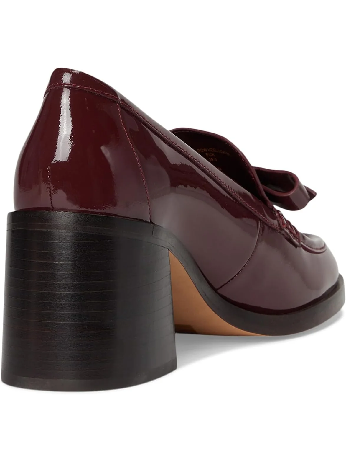 Туфли Kate Spade New York Women's Deco Bow Patent Leather Heeled Loafers — 5