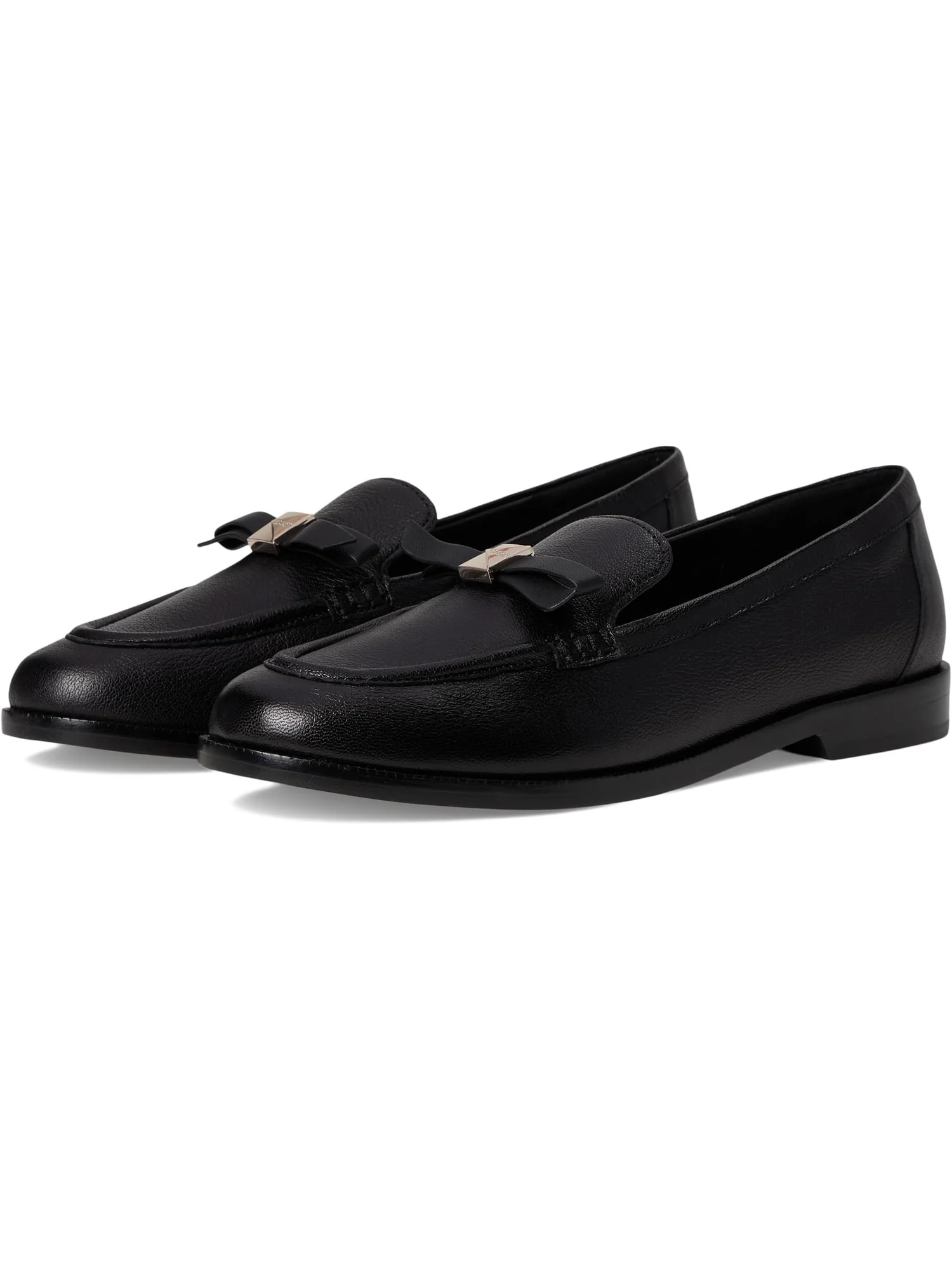 Лоферы Kate Spade New York Women's Deco Bow Pebbled Leather Loafers — 1