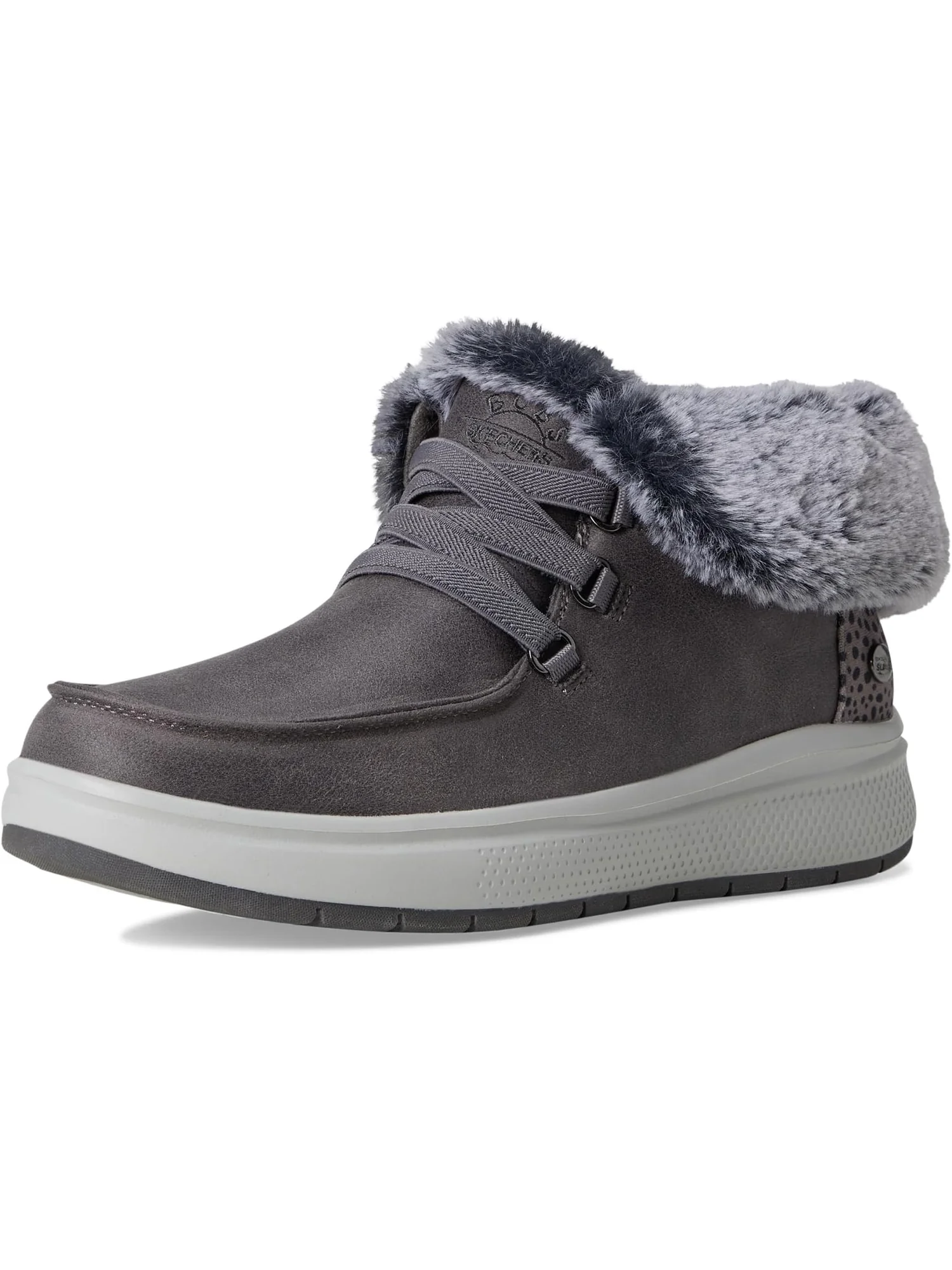 Кроссовки BOBS from SKECHERS Women's Hands Free Slip-ins Skip Cute Wave - Fur Fancies — 7
