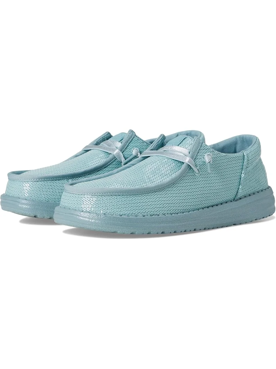 Женские кроссовки Hey Dude Wendy Funk Mono Sequin — изображение 1 из 7, синий
