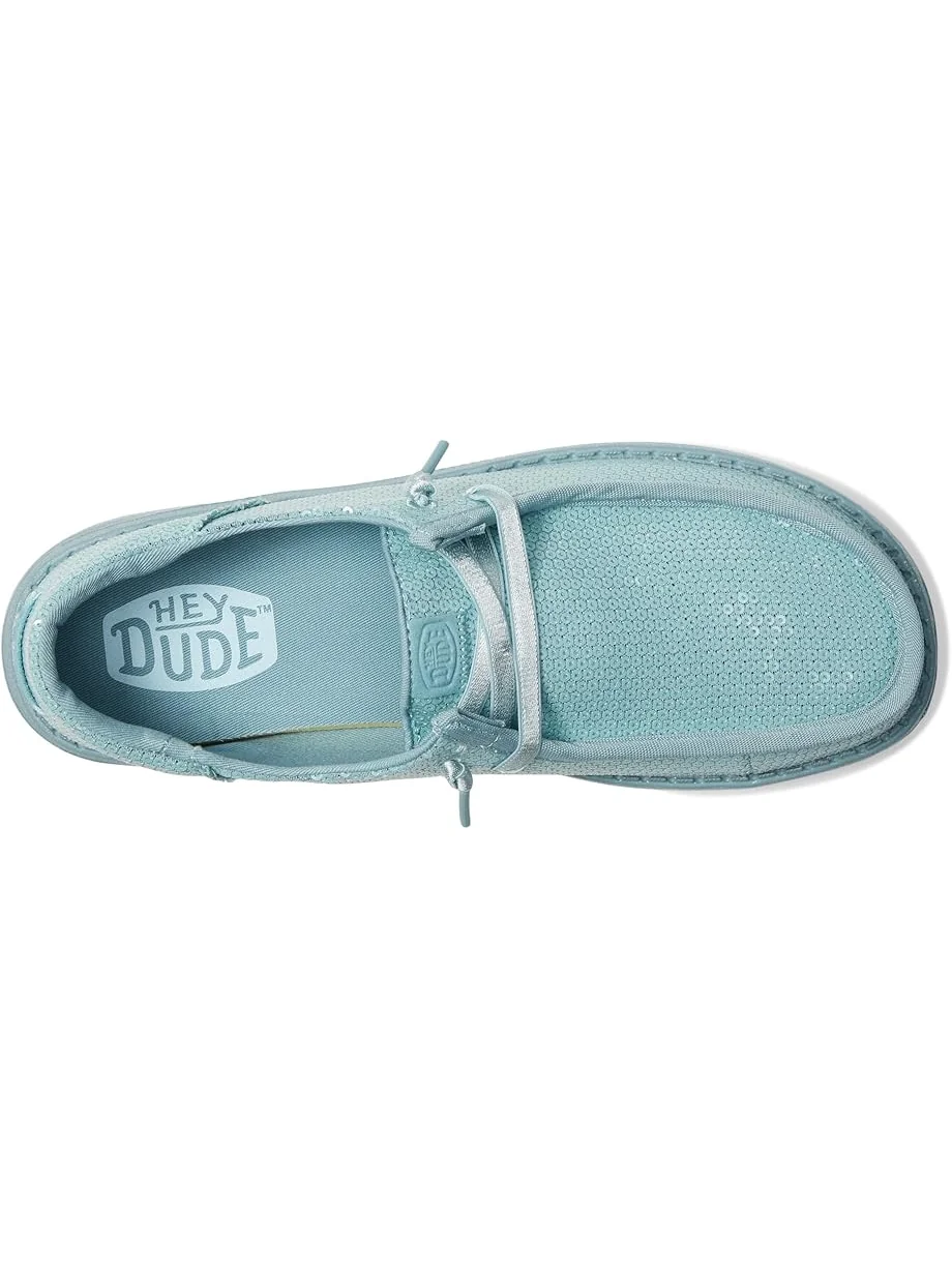 Женские кроссовки Hey Dude Wendy Funk Mono Sequin — изображение 2 из 7, синий