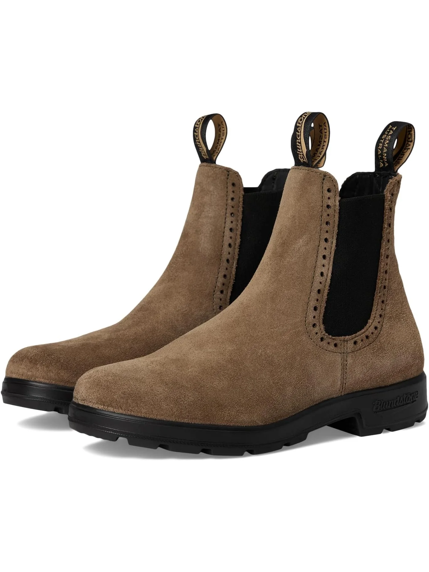 Ботинки Blundstone Women's High-Top Chelsea Boots, Dark Mushroom Suede — серый