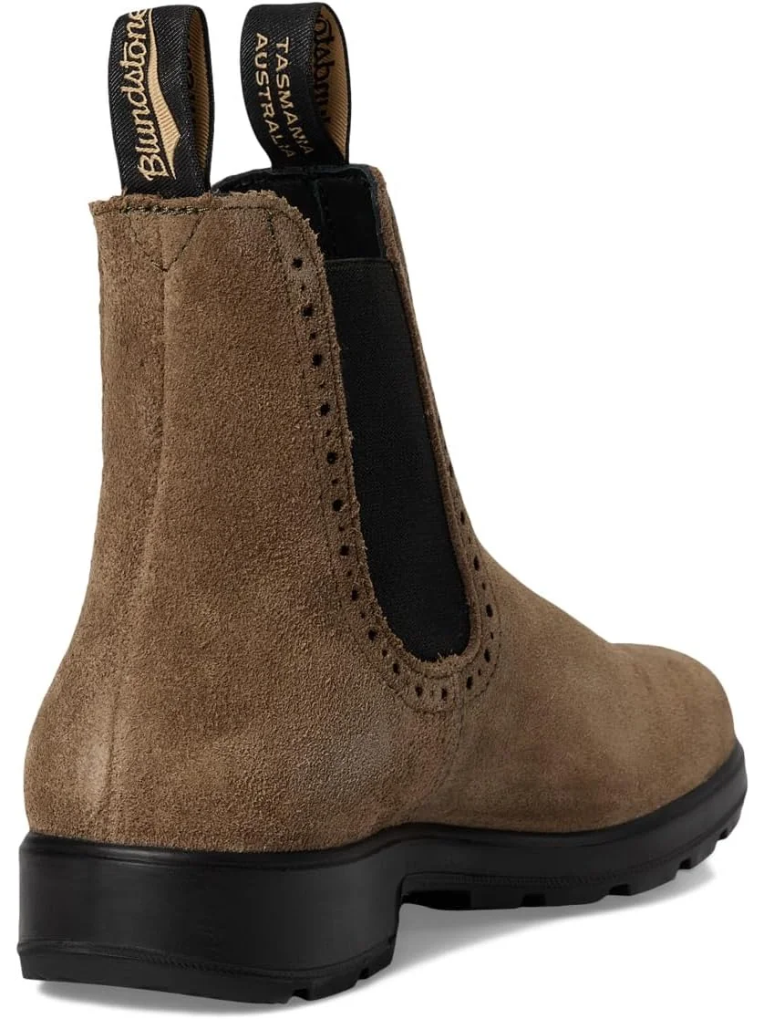 Ботинки Blundstone Women's High-Top Chelsea Boots, Dark Mushroom Suede — 5