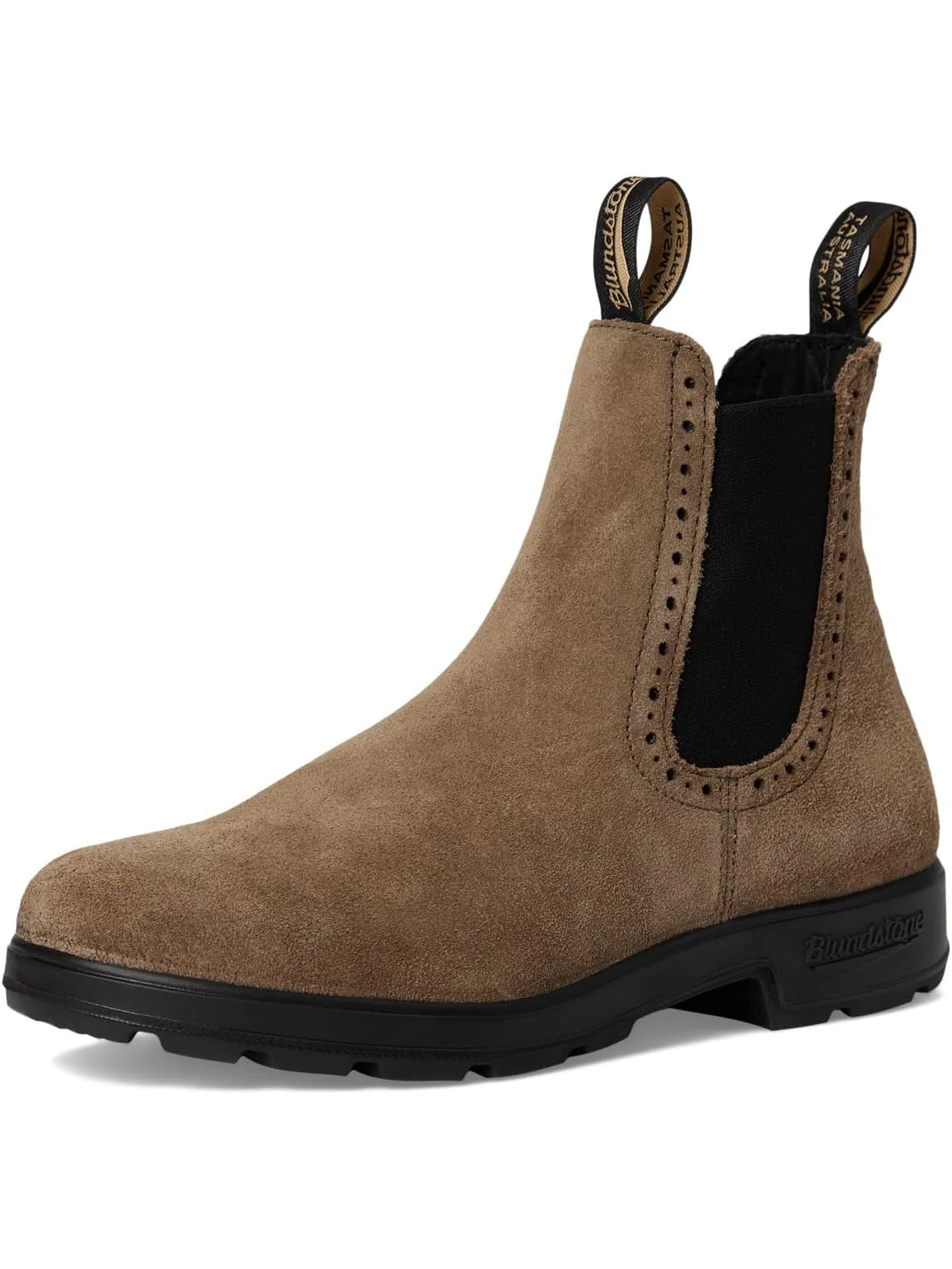 Ботинки Blundstone Women's High-Top Chelsea Boots, Dark Mushroom Suede — 7