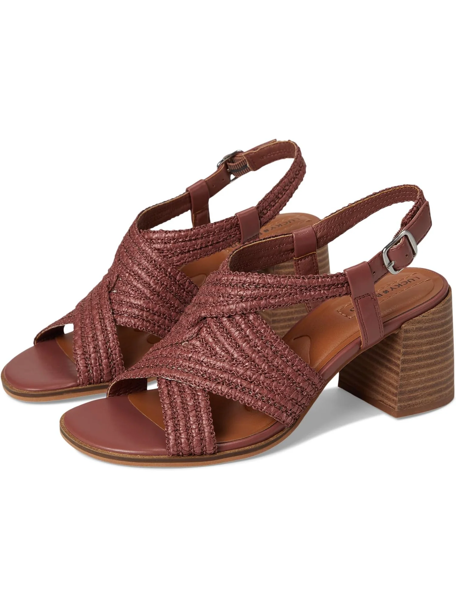 Туфли Lucky Brand Women's Sasina Cut Out Heeled Sandals — 1