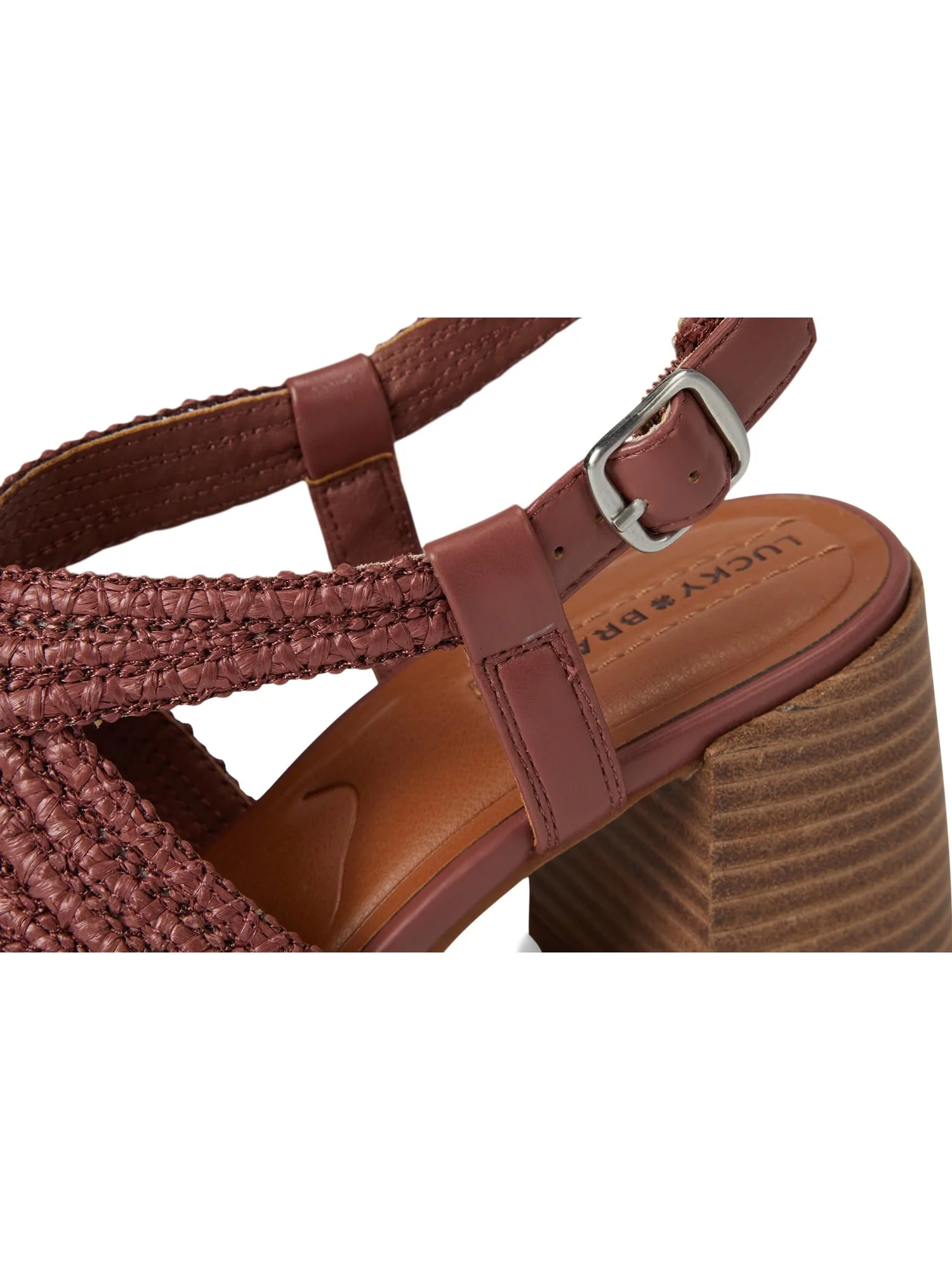 Туфли Lucky Brand Women's Sasina Cut Out Heeled Sandals — 6