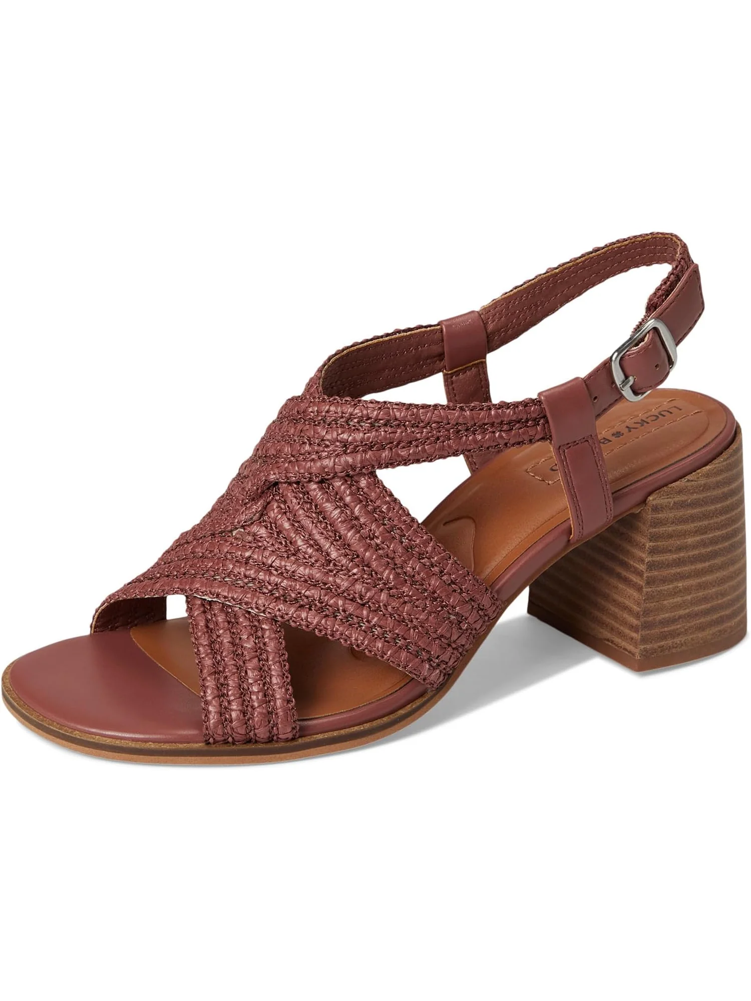 Туфли Lucky Brand Women's Sasina Cut Out Heeled Sandals — 7