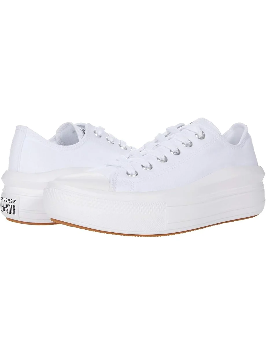 Кроссовки Converse Chuck Taylor All Star Move Low Top Platform — изображение 1 из 6, белый/белый/белый