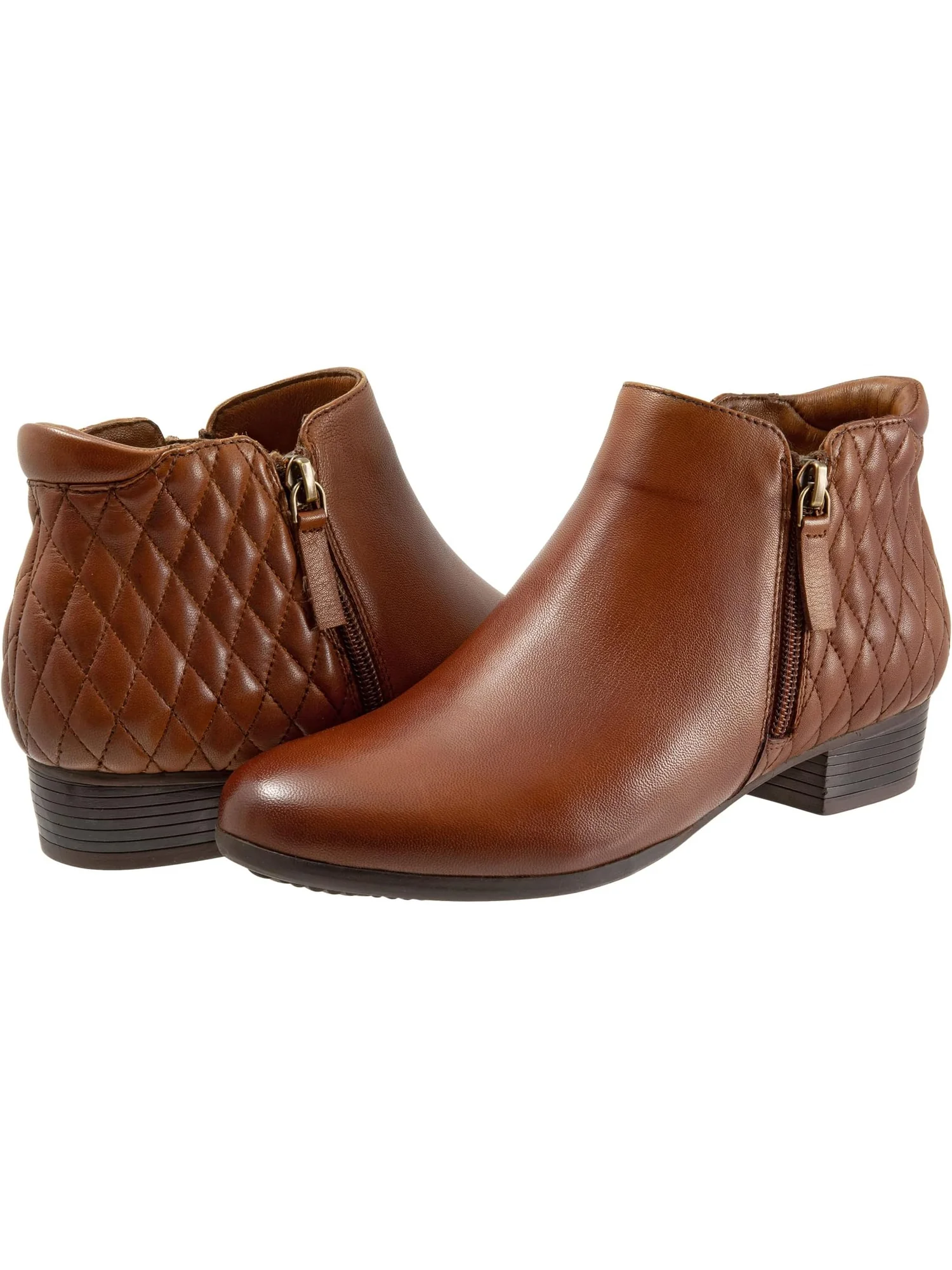 Ботинки Trotters Women's Major, Luggage Quilted — 1