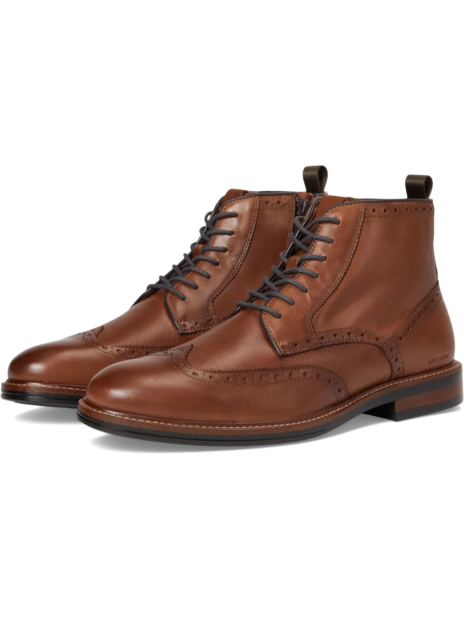 Оксфорды Johnston & Murphy Men's XC+ Durham Embossed Wing Tip Shearling Boots — 1