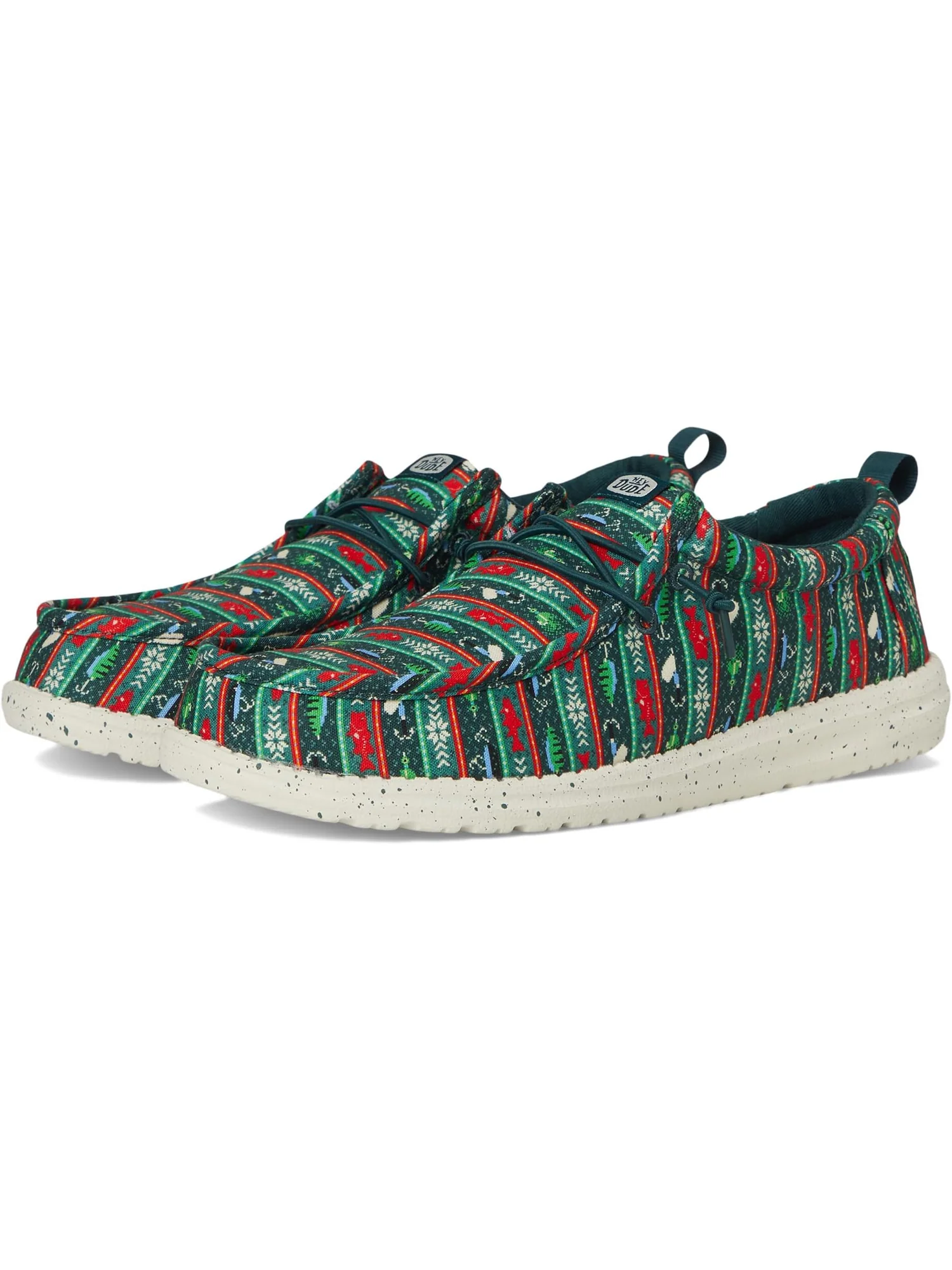 Лоферы Hey Dude Men's Wally Fishmas Sweater — 1