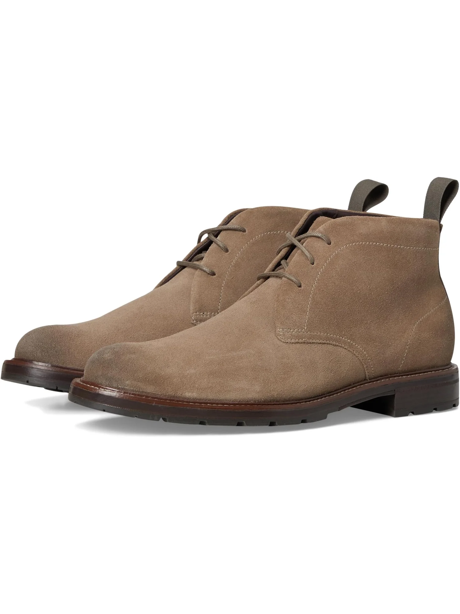 Ботинки Cole Haan Men's Roundhill Grand Chukka Boots, Morel Suede/Dark Natural/Water Resistant — 1