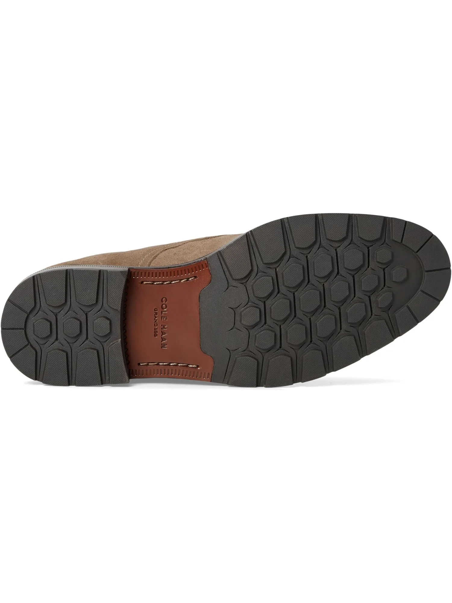 Ботинки Cole Haan Men's Roundhill Grand Chukka Boots, Morel Suede/Dark Natural/Water Resistant — 3
