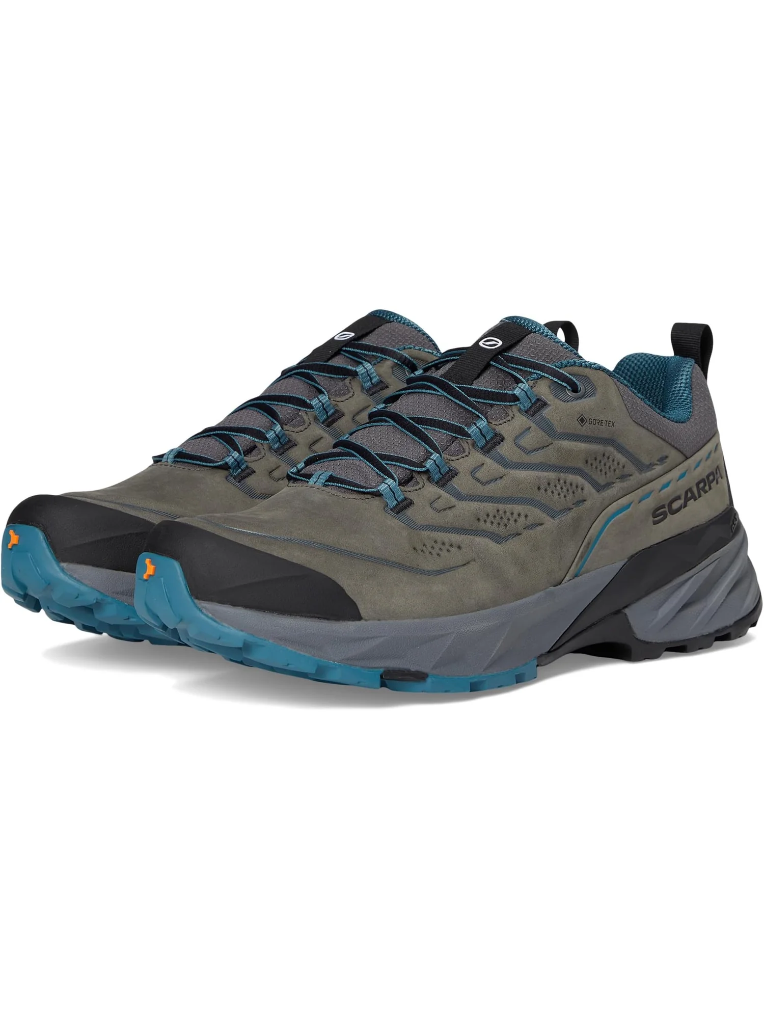 Кроссовки Scarpa Men's Rush 2 Pro GTX, Titanium/Ocean — синий