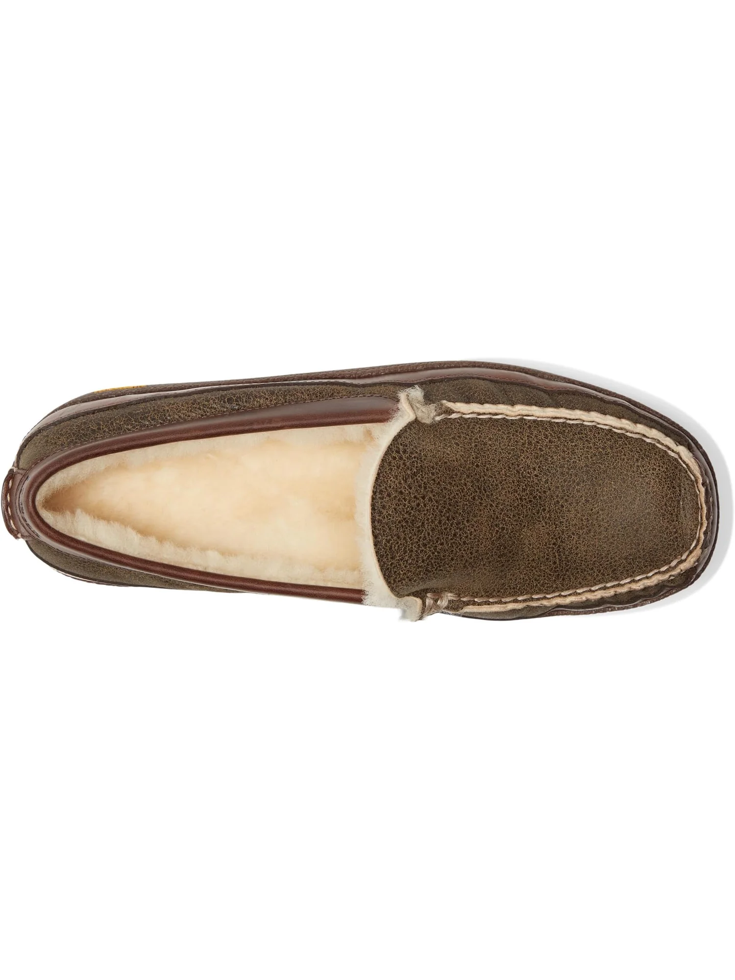 Лоферы L.L.Bean Men's Lodge Moc Vibram Shearling Slippers — 2