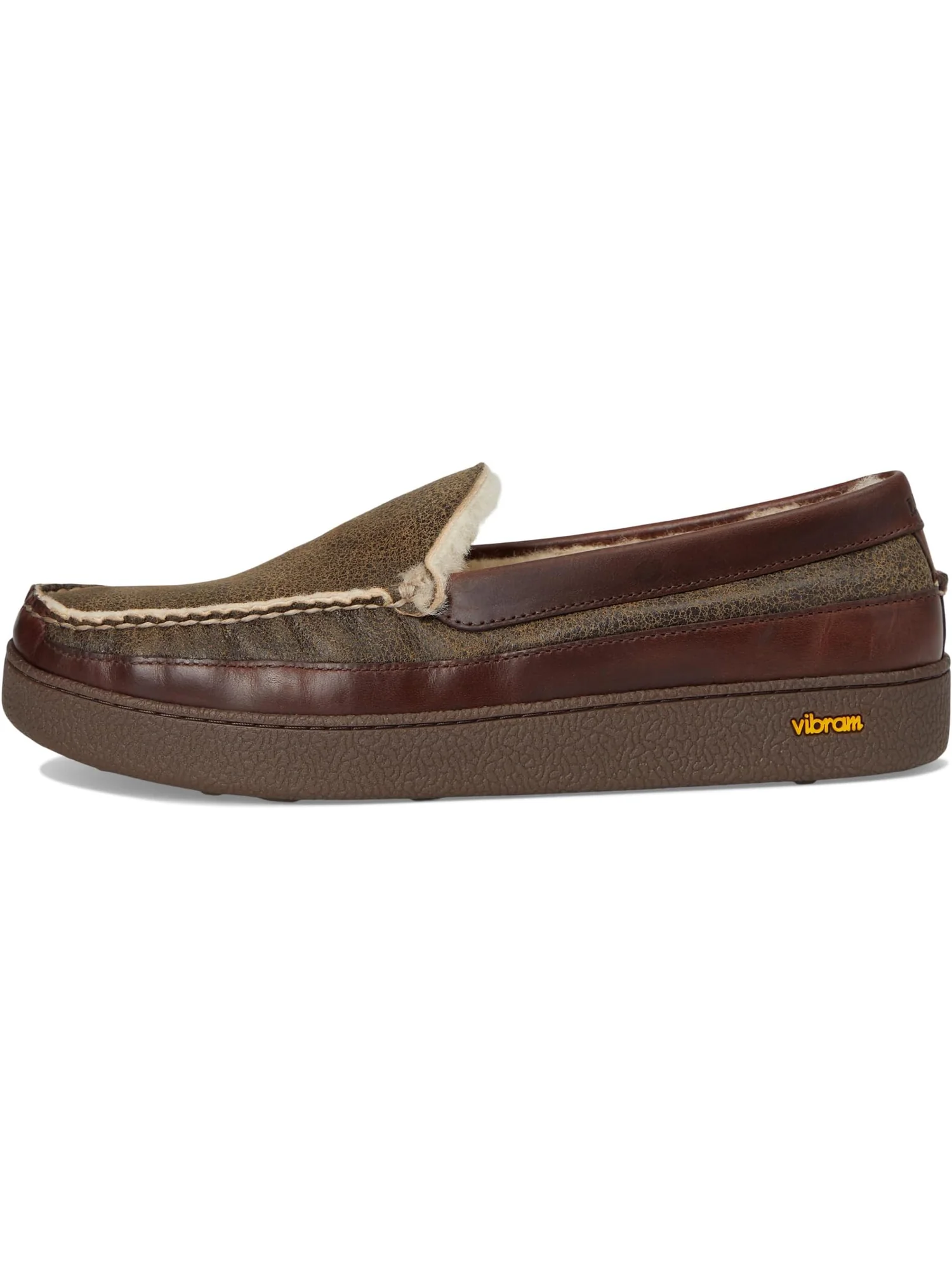 Лоферы L.L.Bean Men's Lodge Moc Vibram Shearling Slippers — 4