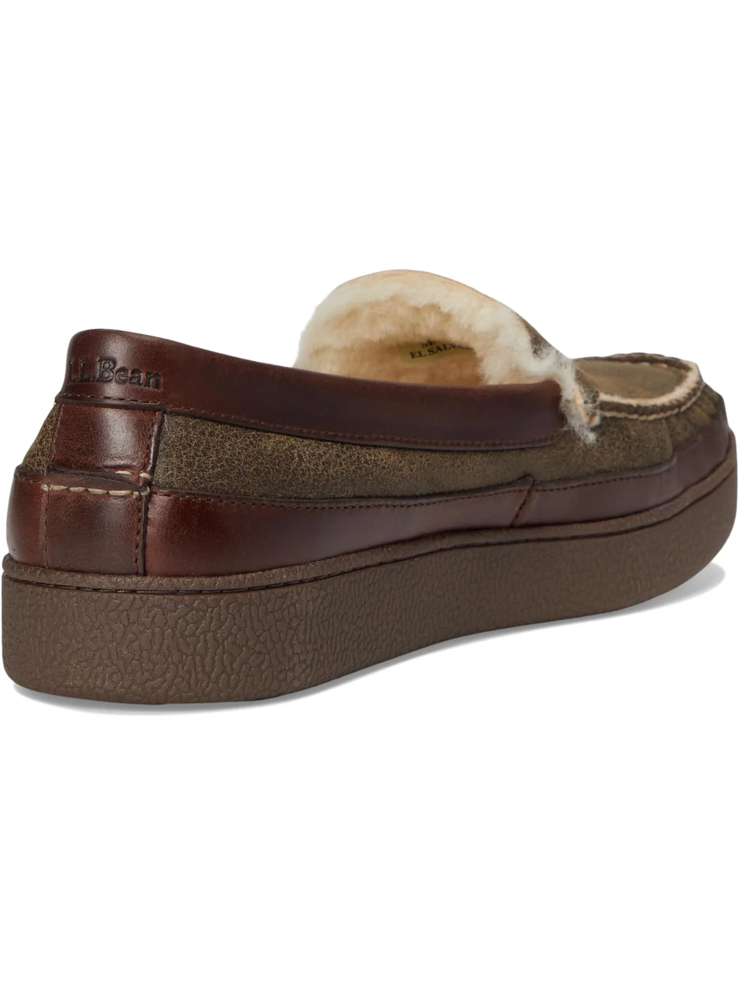 Лоферы L.L.Bean Men's Lodge Moc Vibram Shearling Slippers — 5