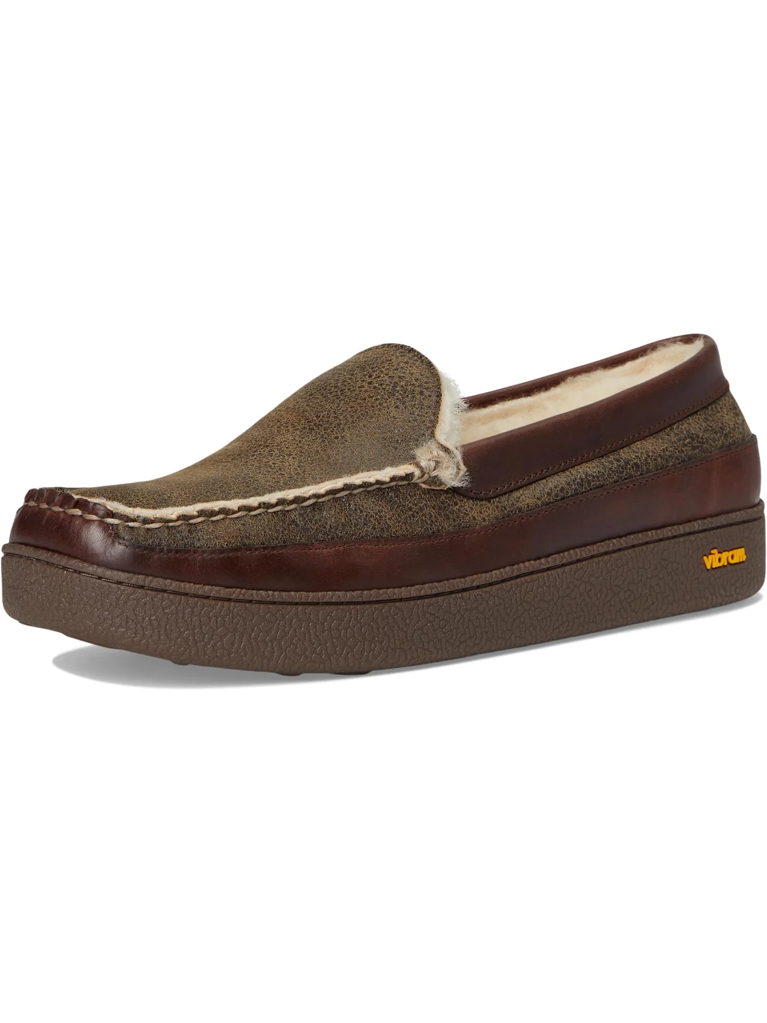 Лоферы L.L.Bean Men's Lodge Moc Vibram Shearling Slippers — 7
