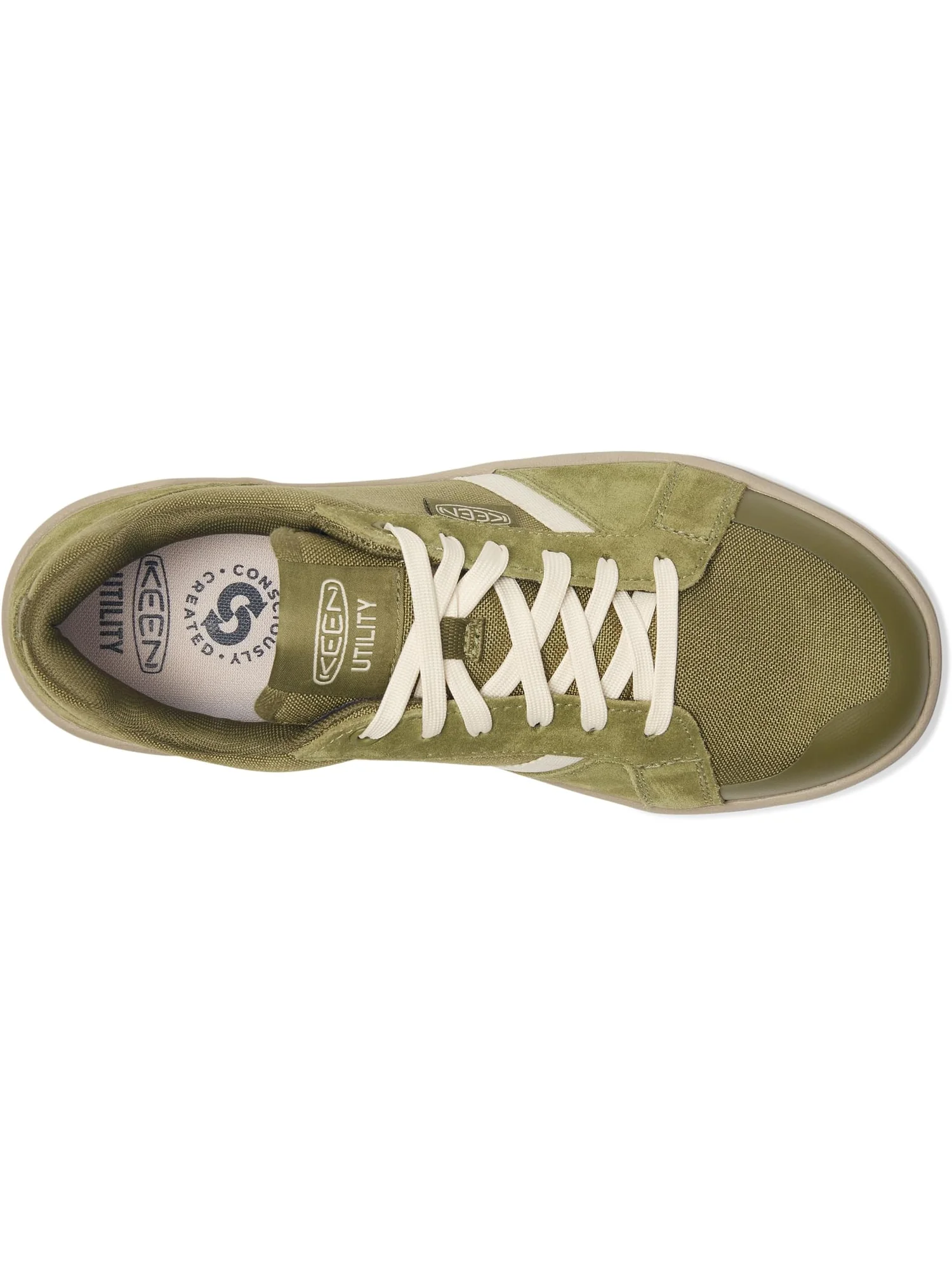 Кроссовки KEEN Utility Men's Kenton Work Shoes, Winter Moss/Birch — 2