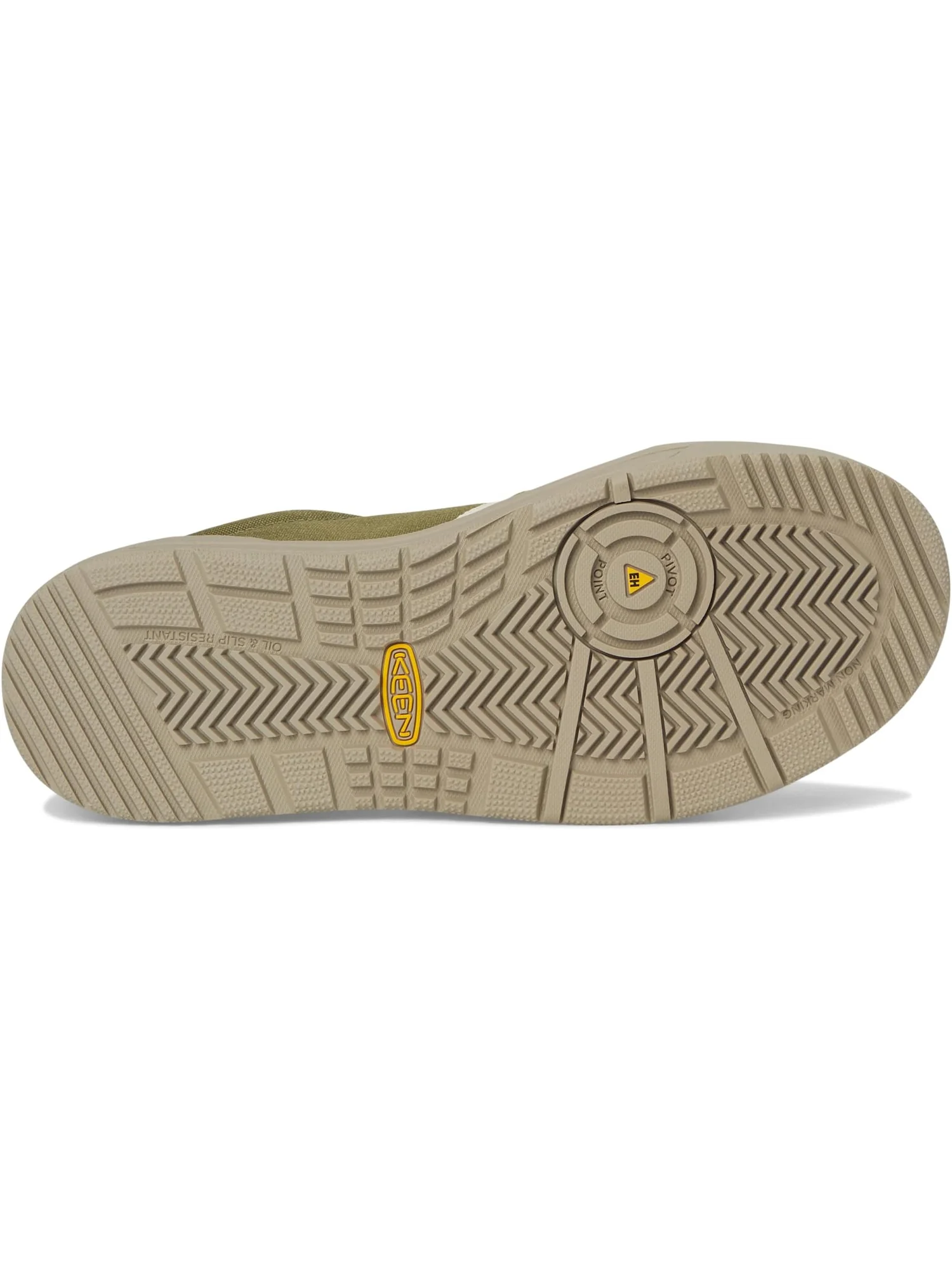 Кроссовки KEEN Utility Men's Kenton Work Shoes, Winter Moss/Birch — 3