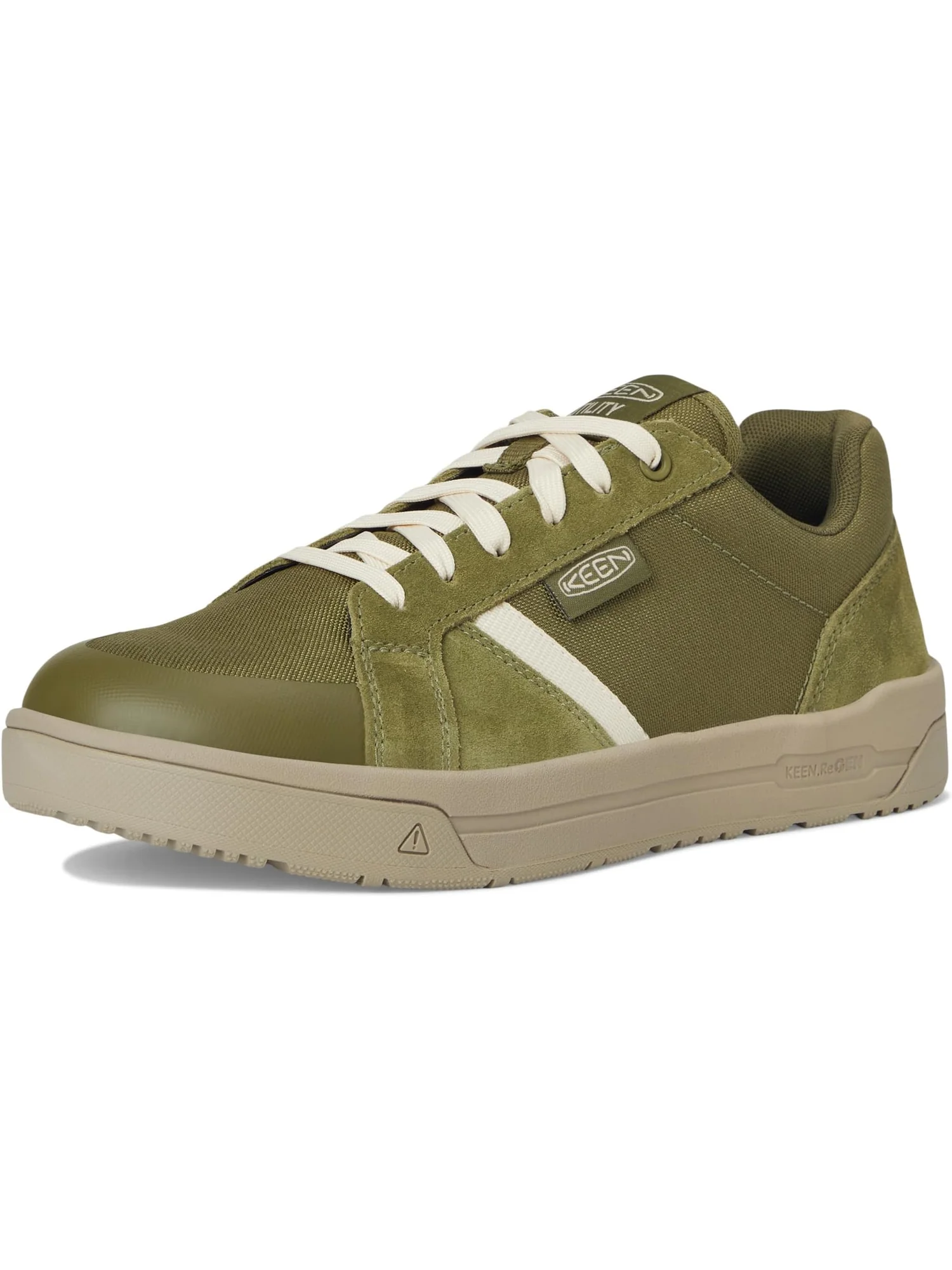 Кроссовки KEEN Utility Men's Kenton Work Shoes, Winter Moss/Birch — 7