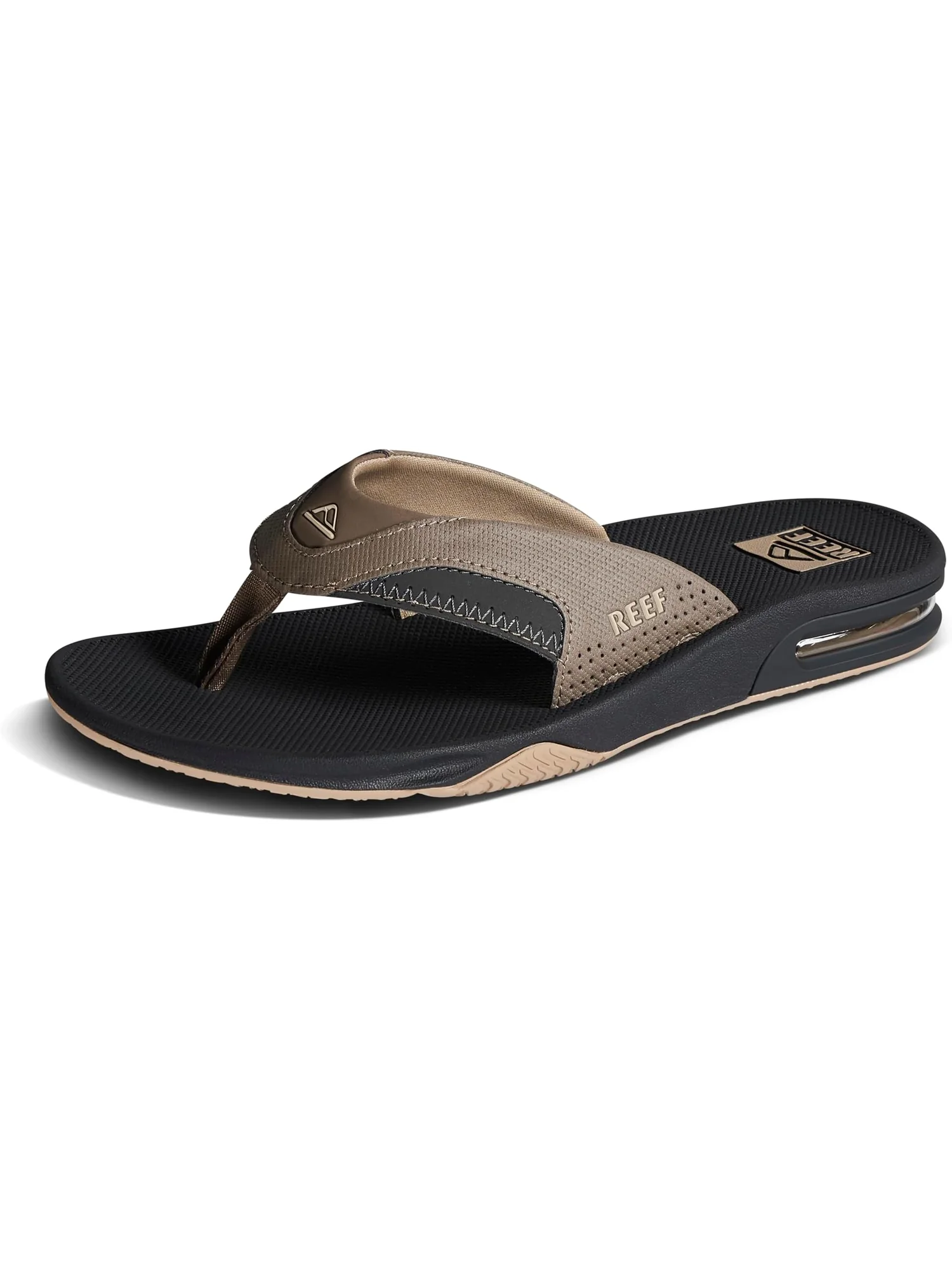 Сандалии Reef Men's Fanning, Fossil/Raven — 1