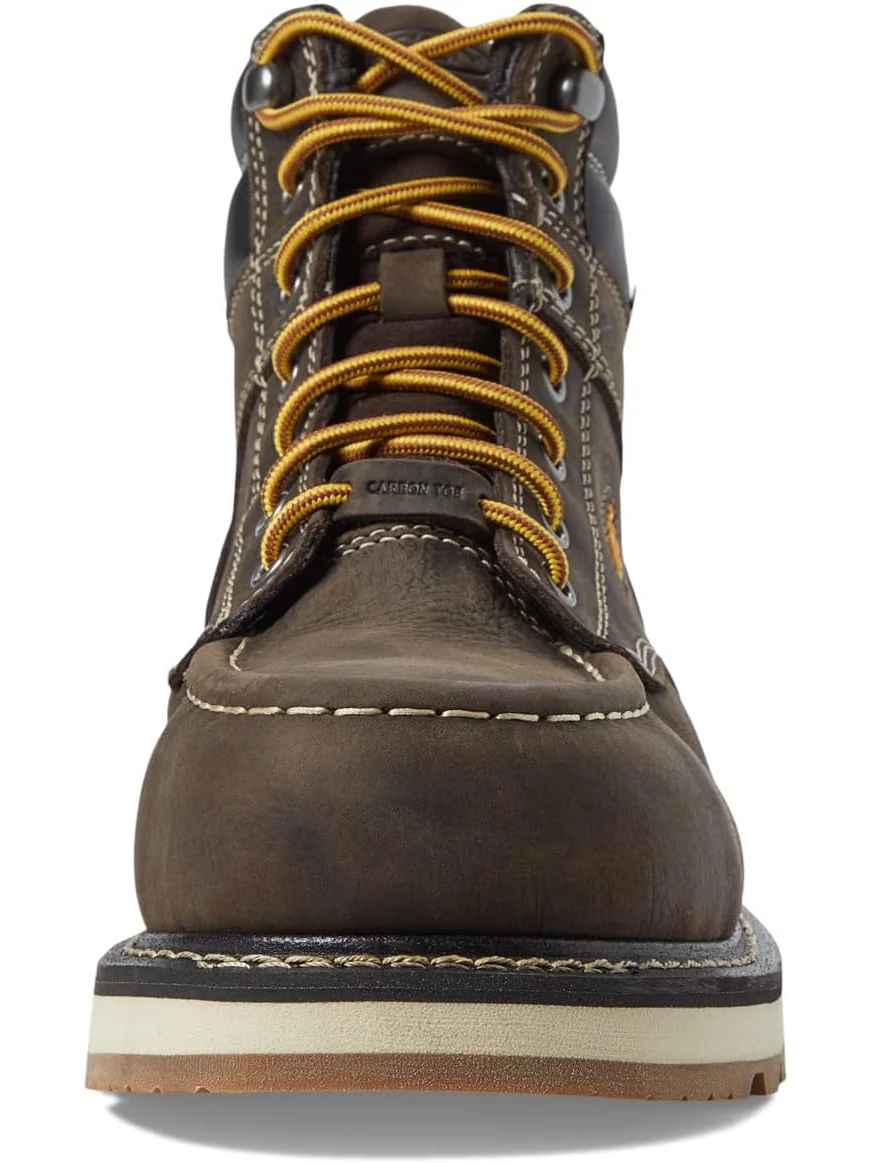 Ботинки KEEN Utility Men's Cincinnati 6" Waterproof, Dark Chocolate/Sandshell — 2