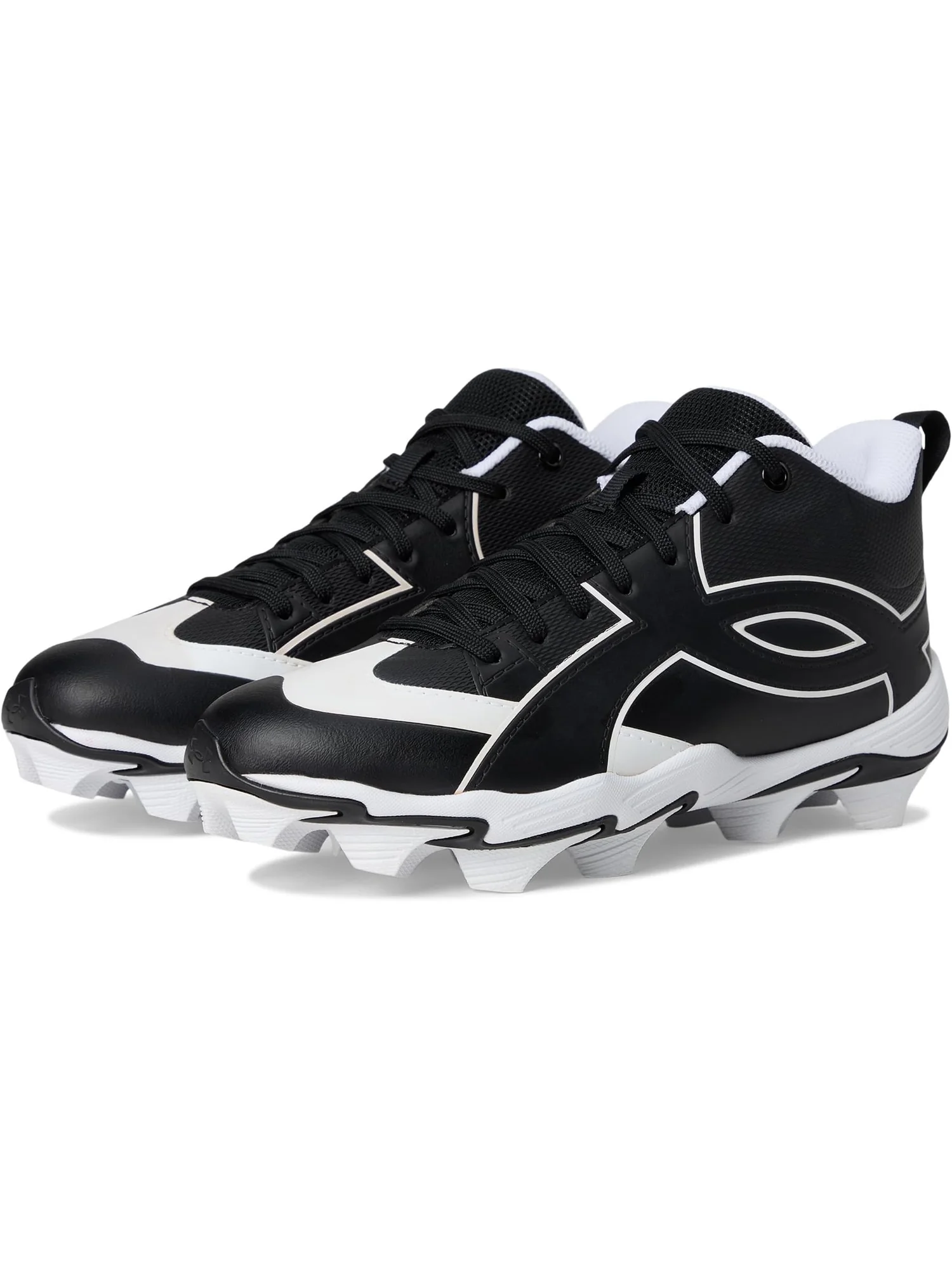 Кроссовки Under Armour Kids  Leadoff Icon Mid RM Jr Baseball Cleats — черный
