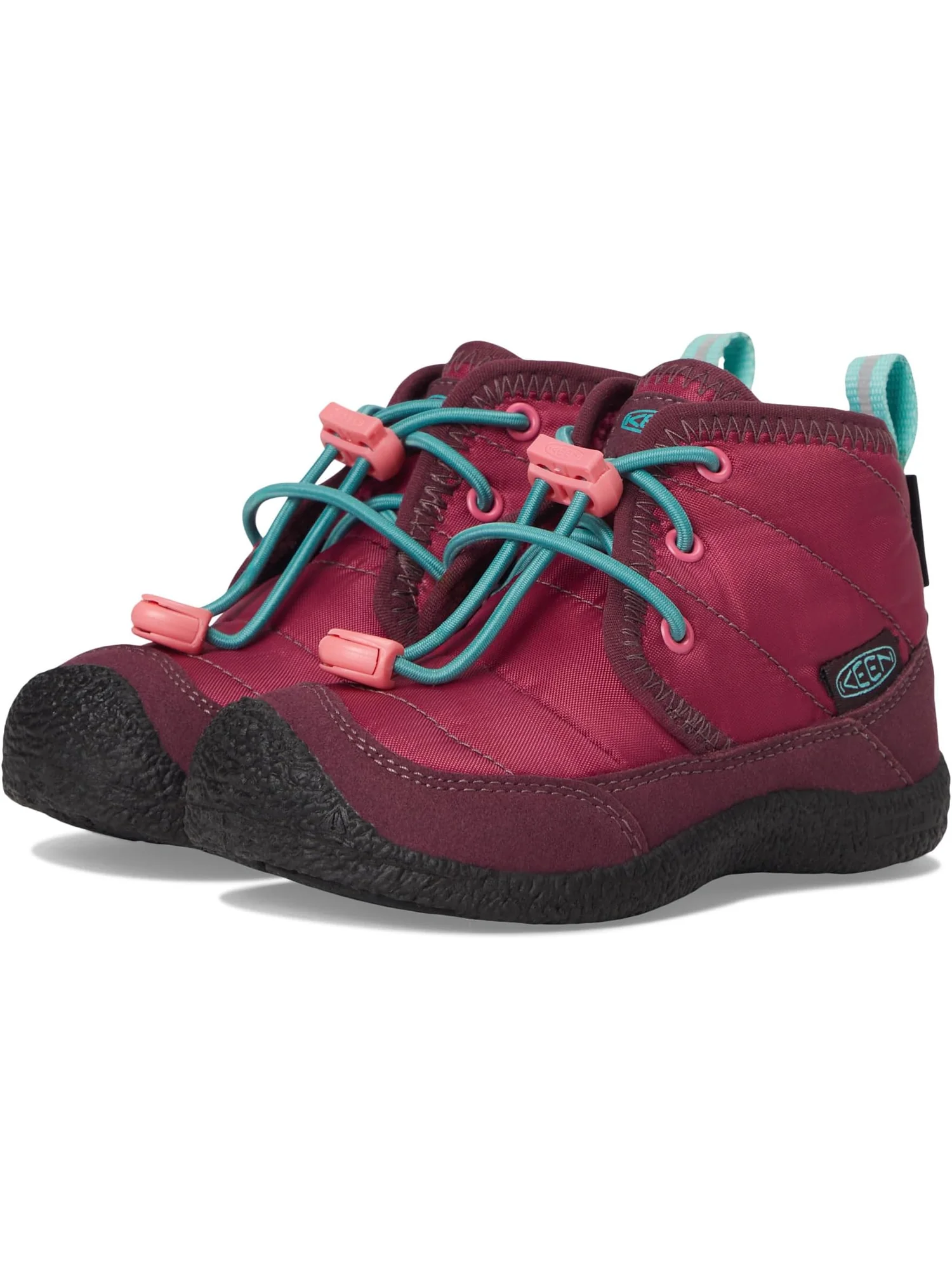 Кроссовки KEEN Kids Howser 2 Quilted Mid Height Waterproof Comfy Durable — синий