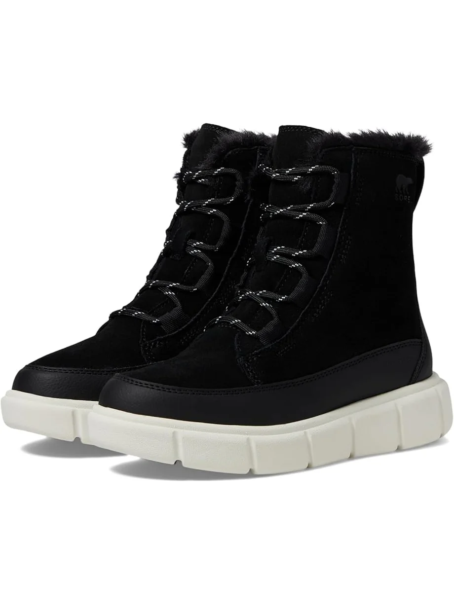 Детские ботинки Sorel Explorer III Lace WP (Little Kid/Big Kid) SOREL Kids — серебристый