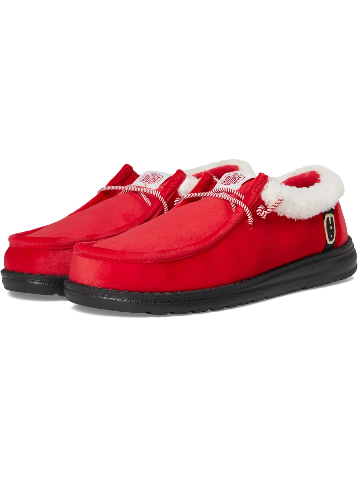 Кроссовки Hey Dude Kids  Wally Santa Claus — красный