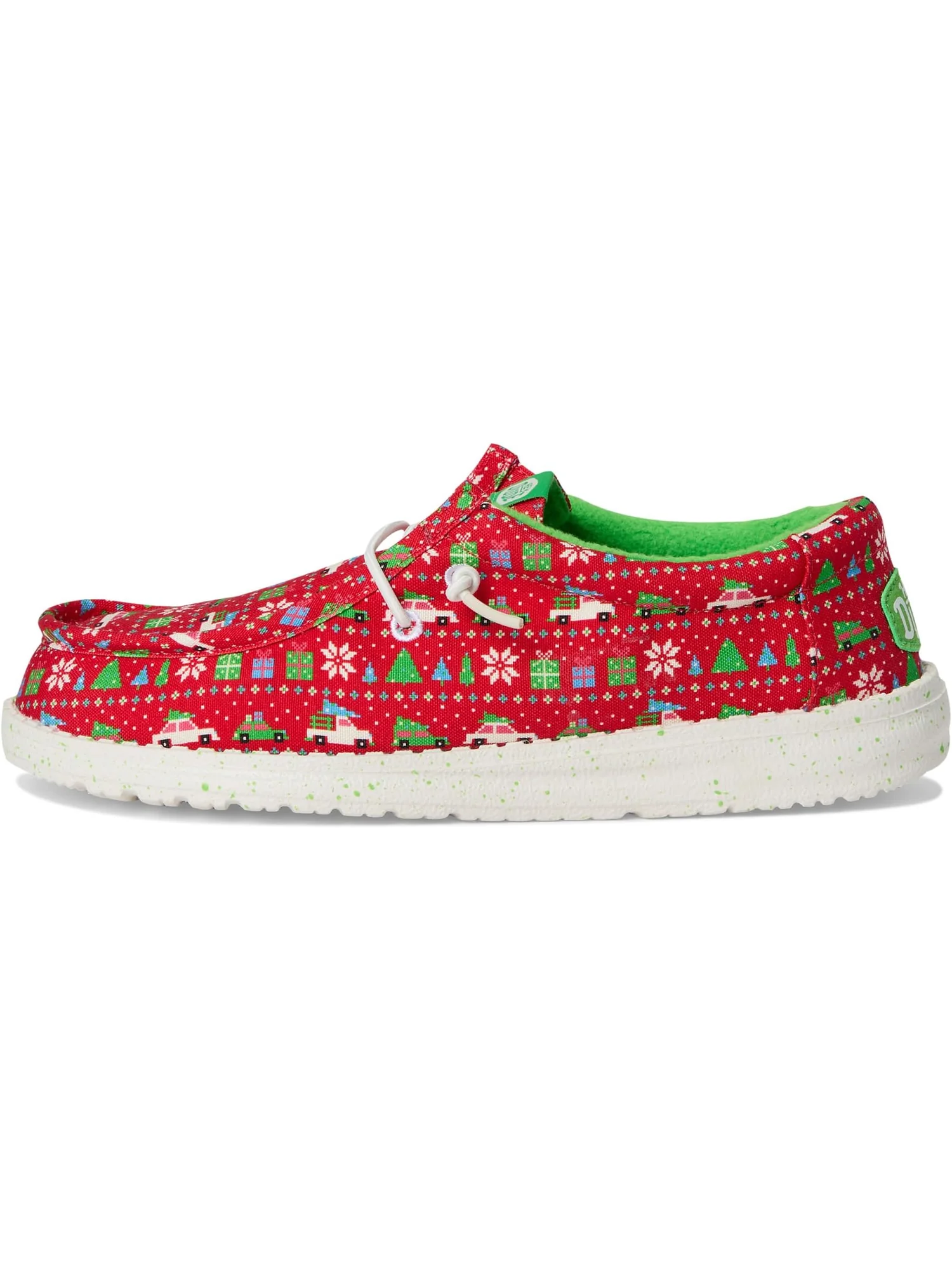 Кроссовки Hey Dude Kids Wally Holiday Sweater — 4