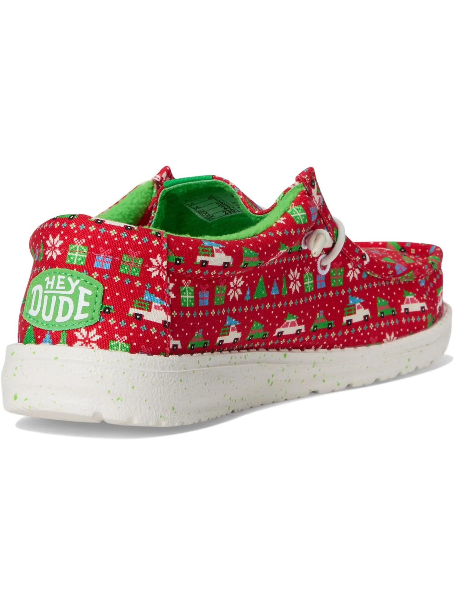 Кроссовки Hey Dude Kids Wally Holiday Sweater — 5