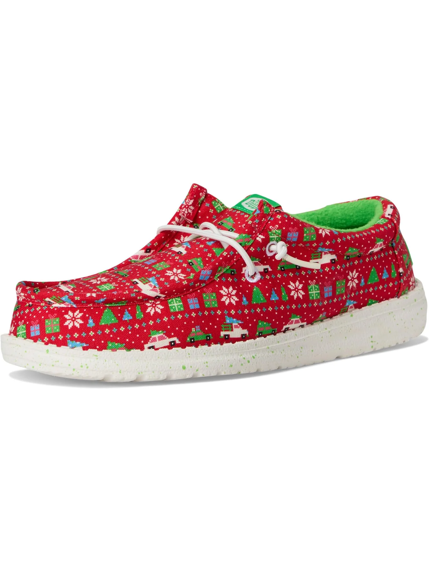 Кроссовки Hey Dude Kids Wally Holiday Sweater — 7