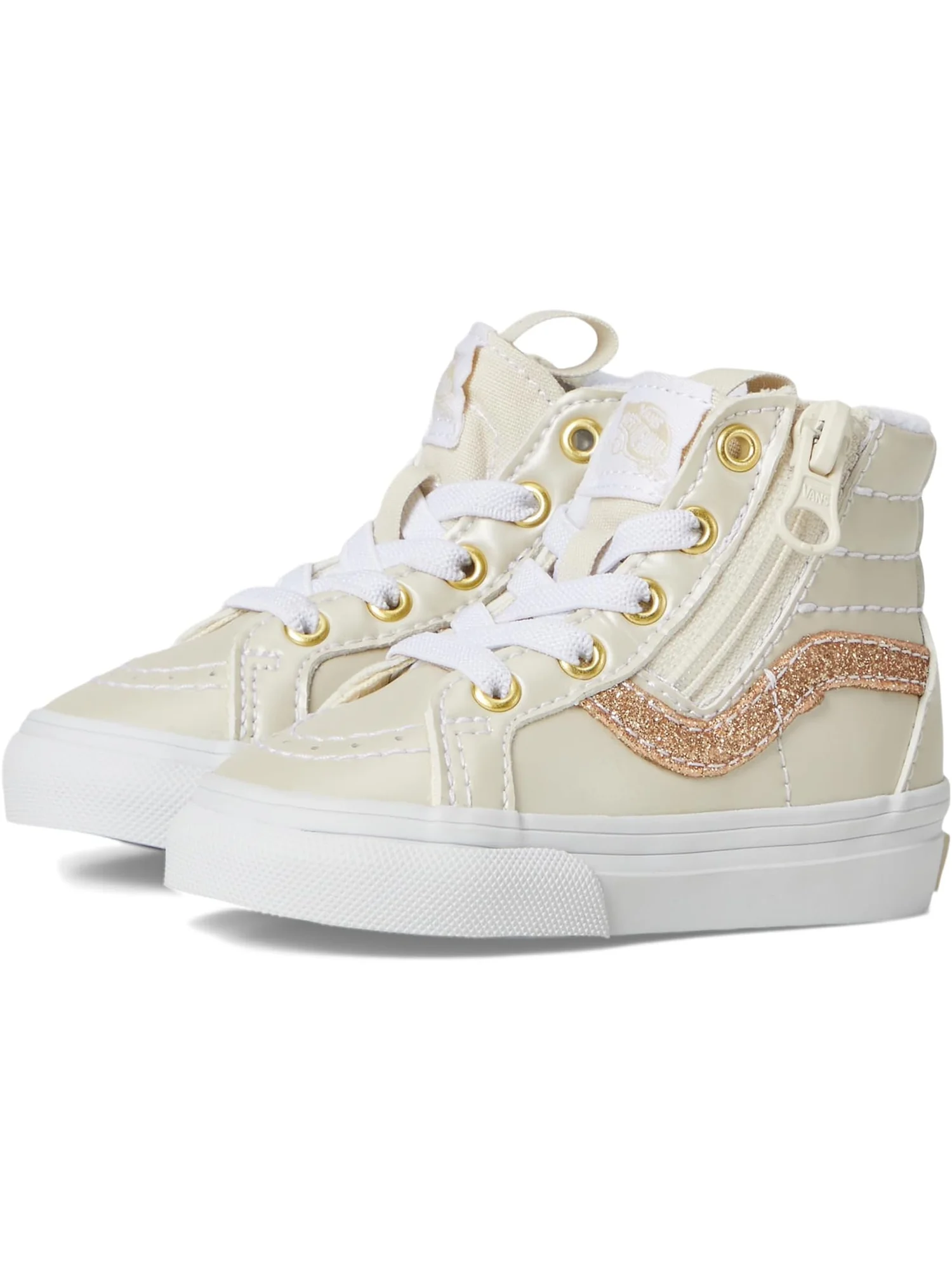 Кроссовки Vans Kids  Sk8-hi Reissue Side Zip — серый