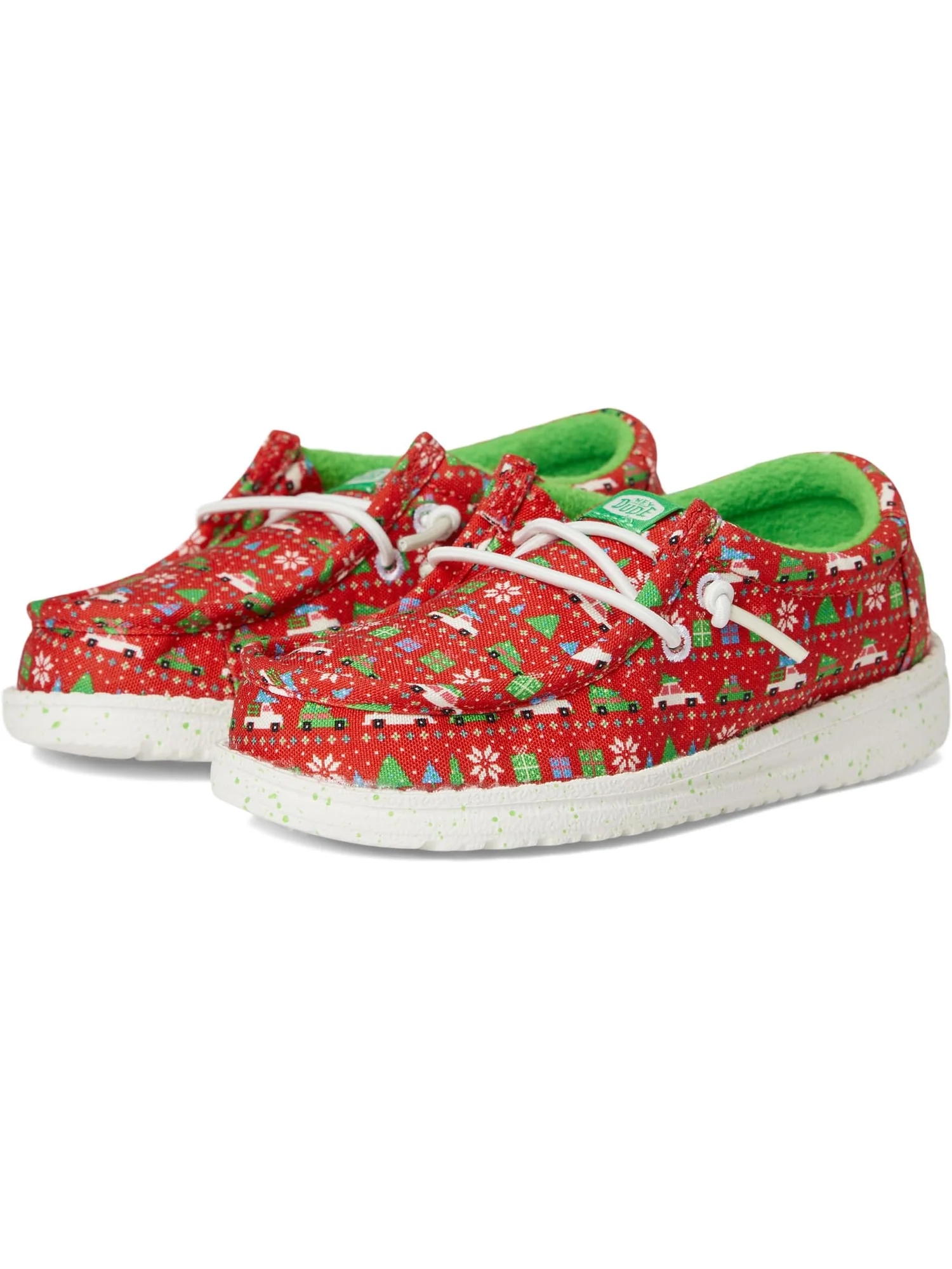Кроссовки Hey Dude Kids  Wally Holiday Sweater — 1