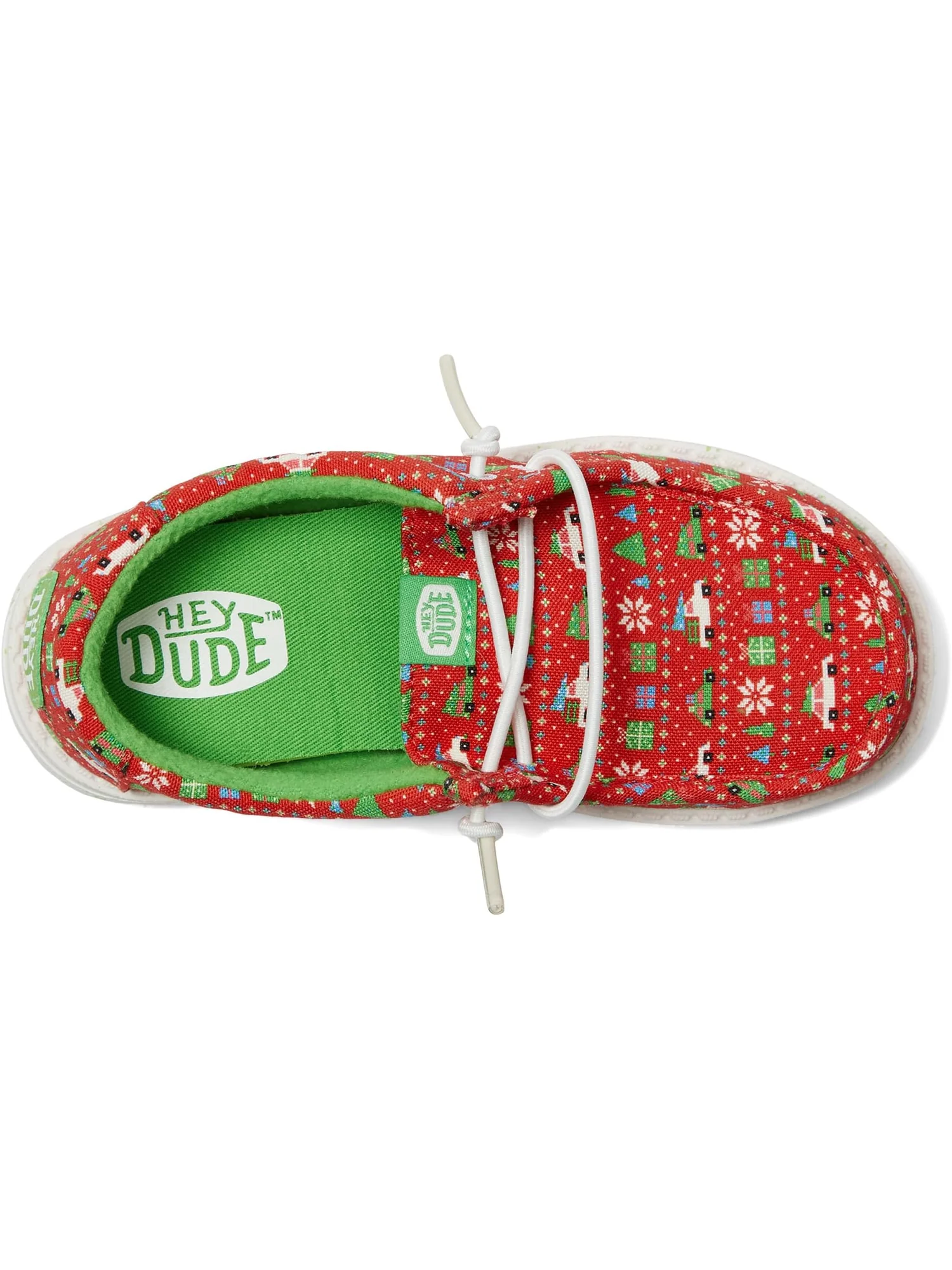 Кроссовки Hey Dude Kids  Wally Holiday Sweater — 2