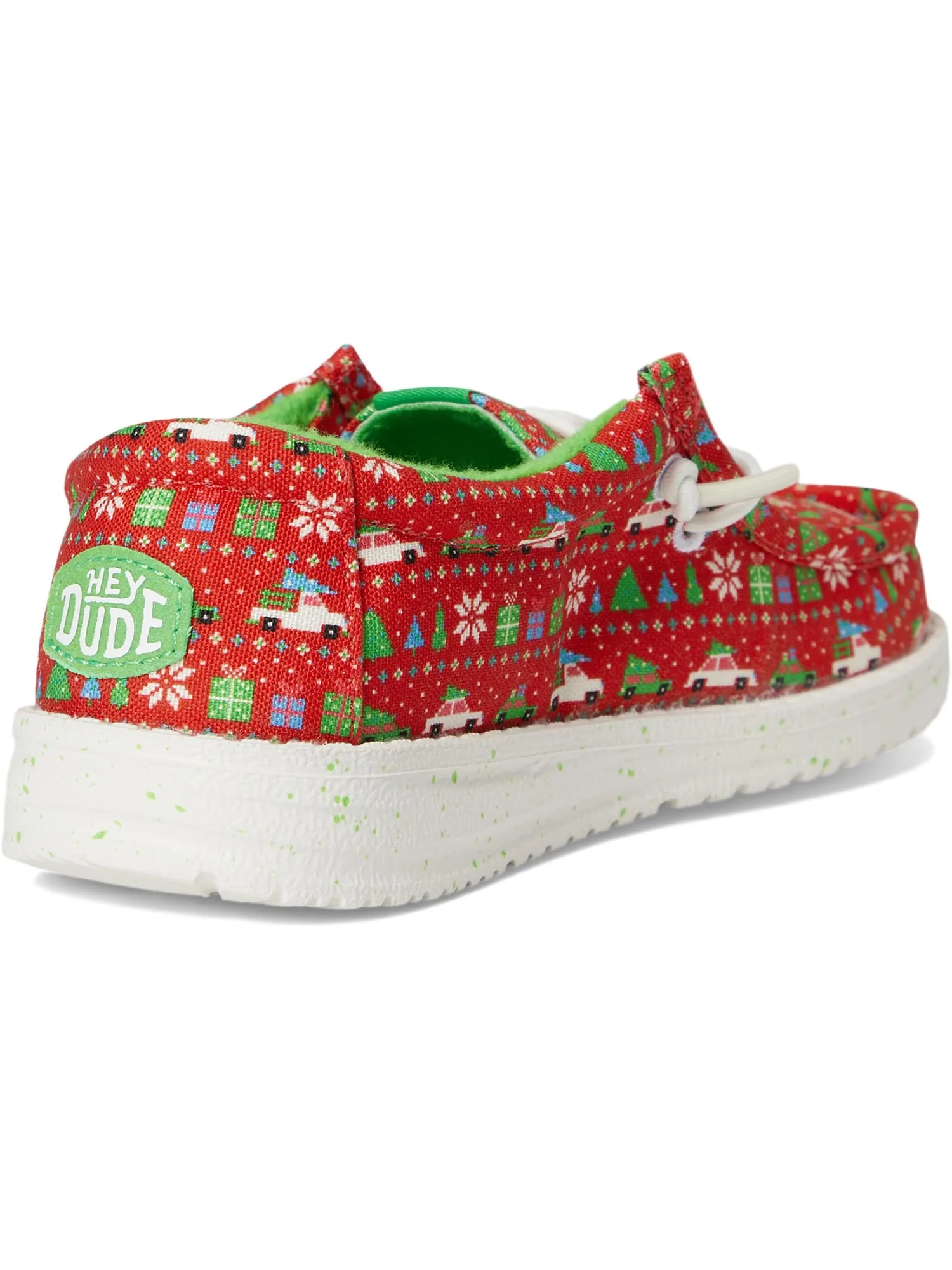 Кроссовки Hey Dude Kids  Wally Holiday Sweater — 5