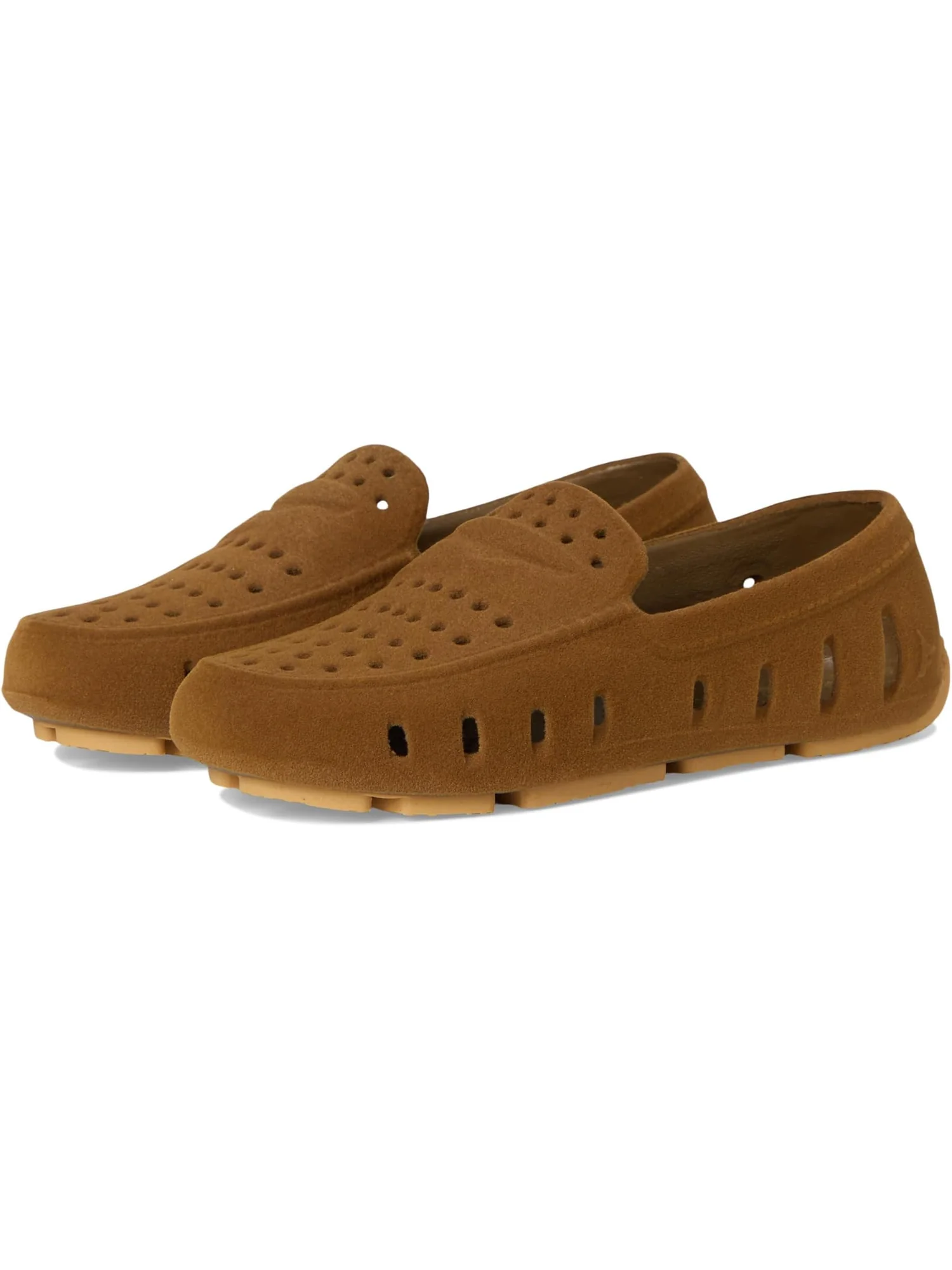 Лоферы Floafers Kids  Prodigy Driver Faux Suede — бежевый