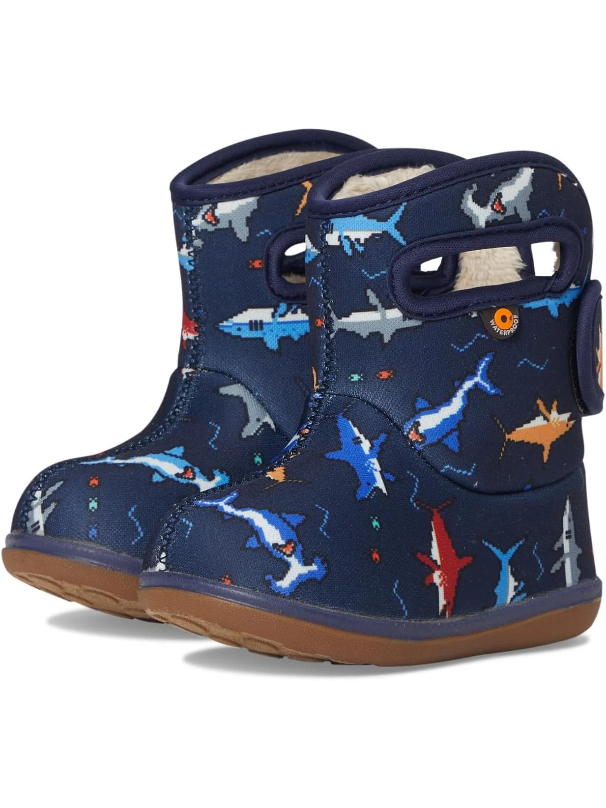 Ботинки Bogs Kids  Baby Bogs II - Pixel Shark — 1