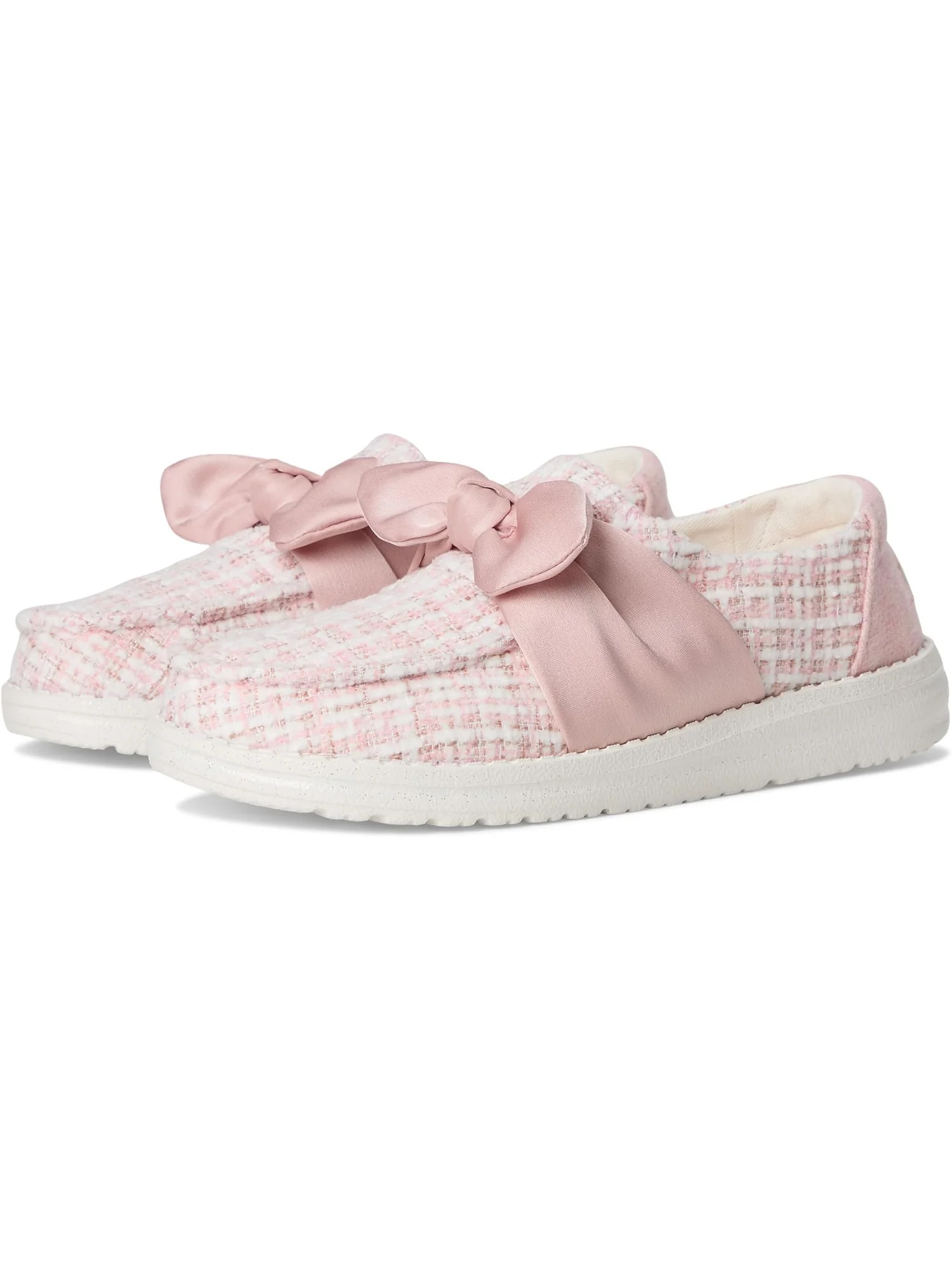 Кроссовки Hey Dude Kids  Wendy Bow Tweed — 1