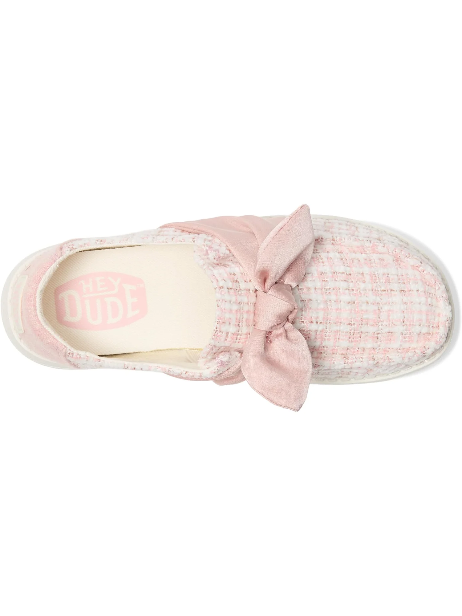 Кроссовки Hey Dude Kids  Wendy Bow Tweed — 2
