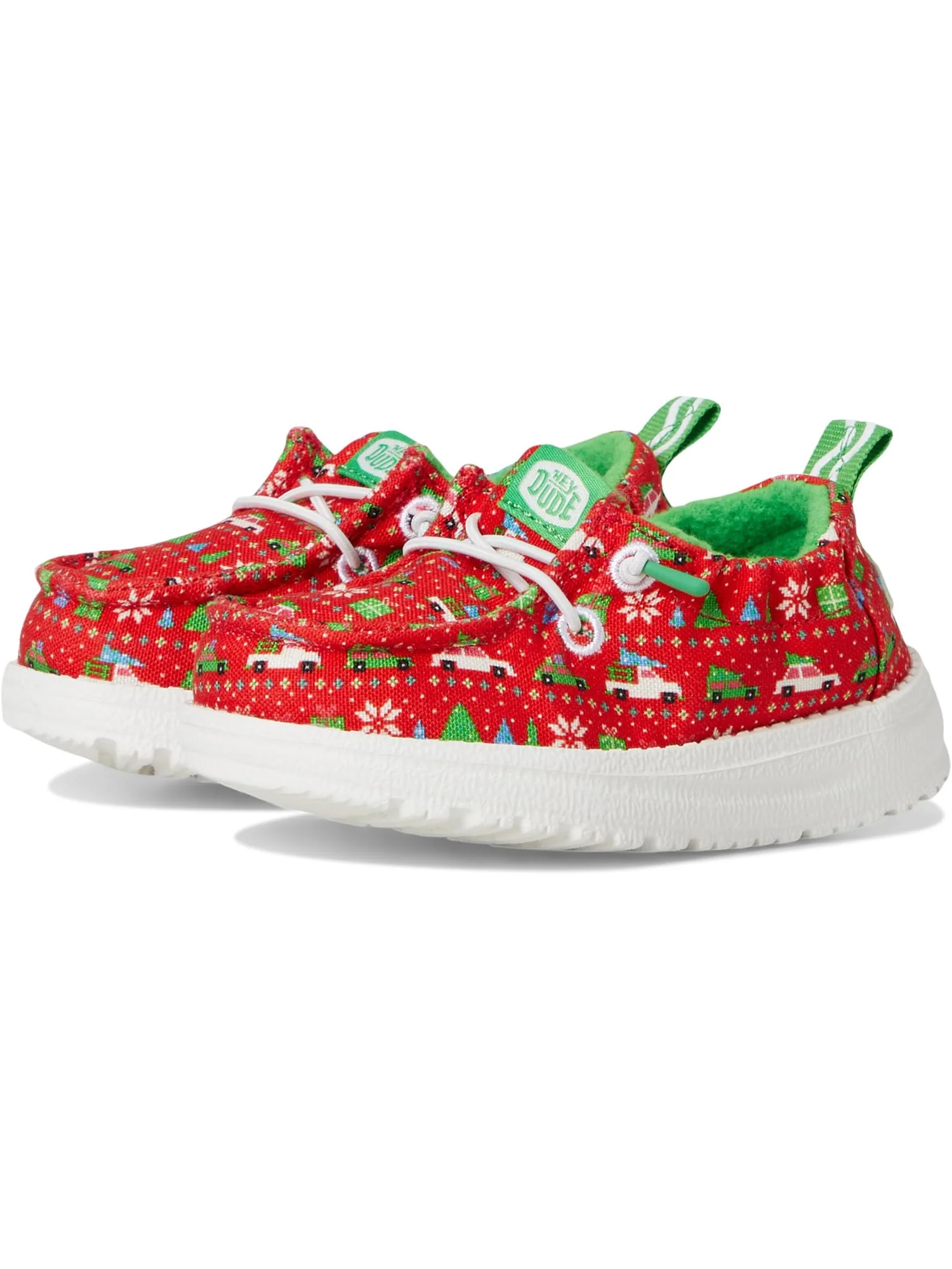 Кроссовки Hey Dude Kids Lildude Holiday Sweater — 1