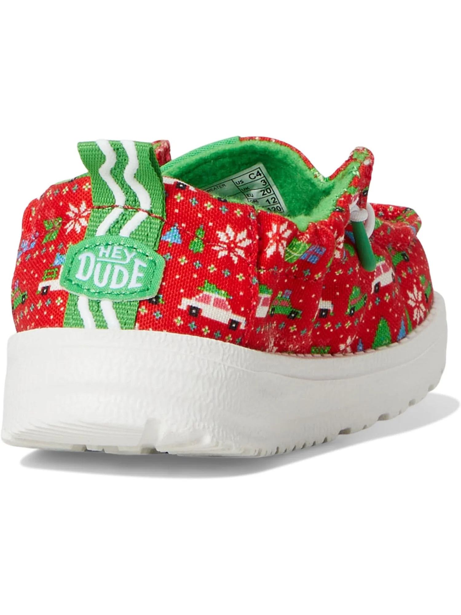 Кроссовки Hey Dude Kids Lildude Holiday Sweater — 5