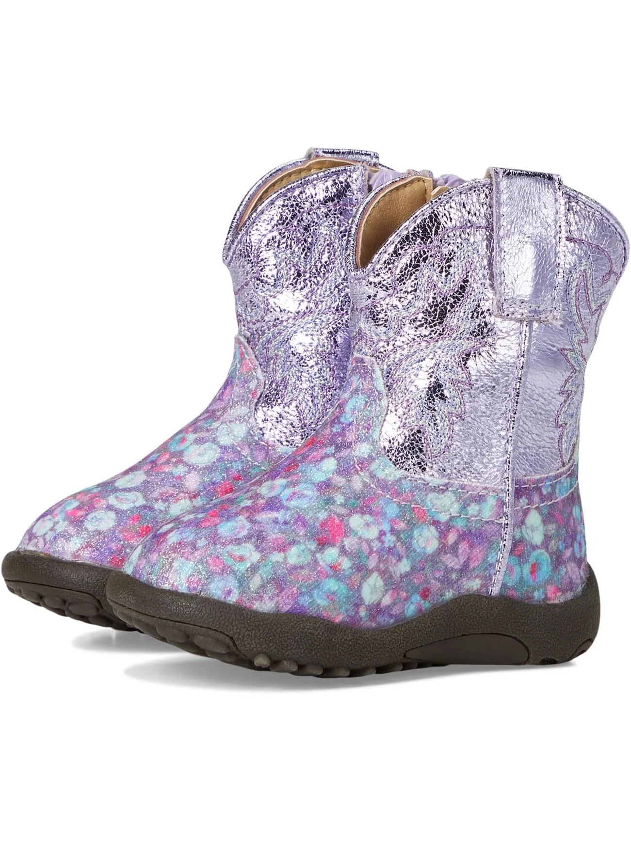 Ботинки Roper Kids  Cowbabies Glitter Bloom — 1