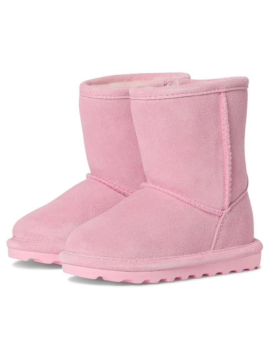 Детские сапоги Bearpaw Kids Elle Zipper (Toddler/Little Kid) — розовый